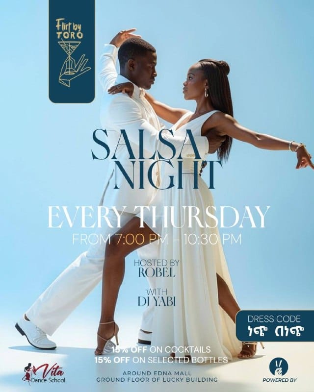 AfroLatin Addis — Shine every Saturday at Kaleb Hotel — Addis Ababa