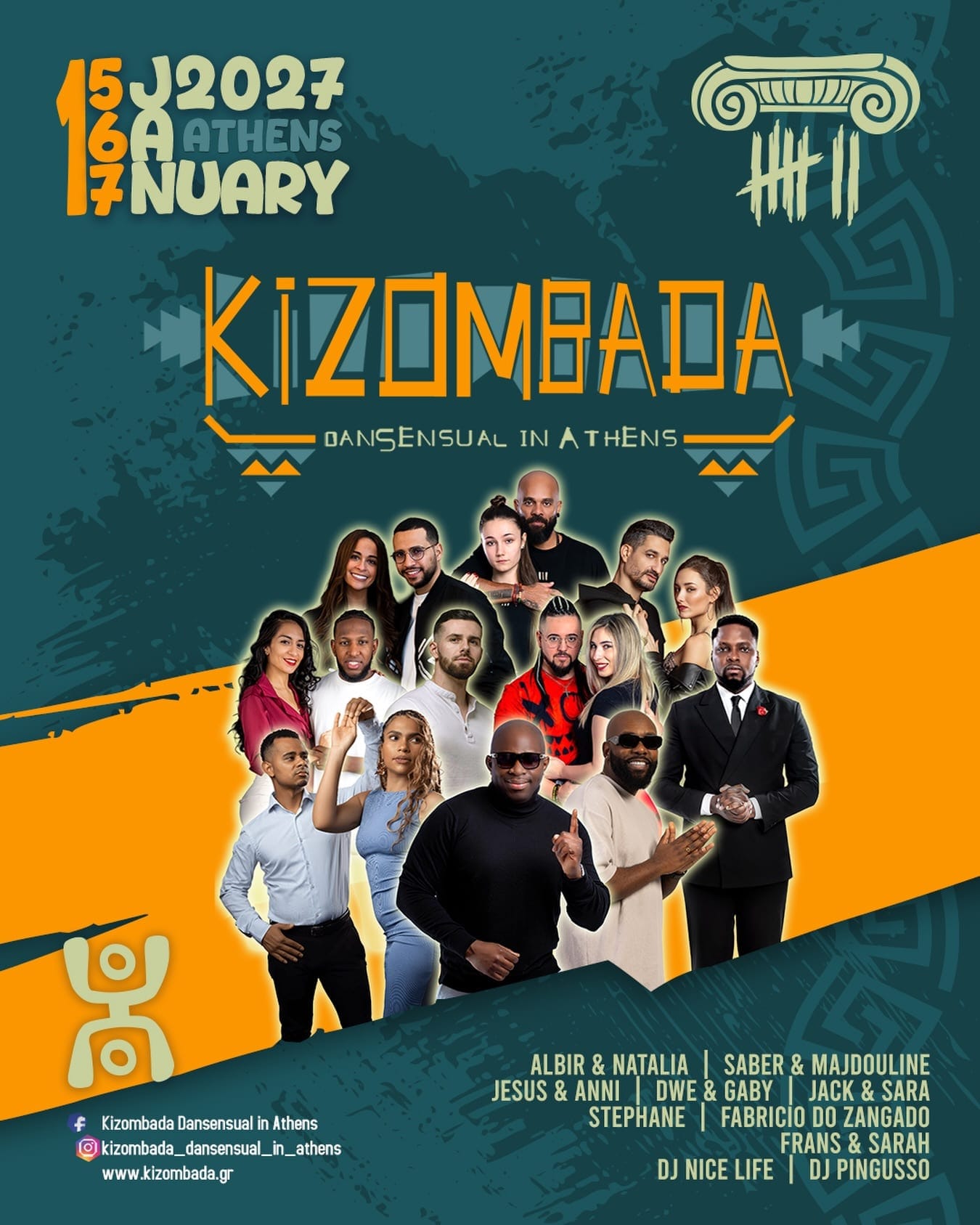 Kizombada Dansensual in Athens 2027 — Athens