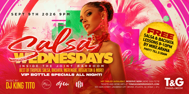 Salsa Wednesdays at Tongue & Groove — Atlanta