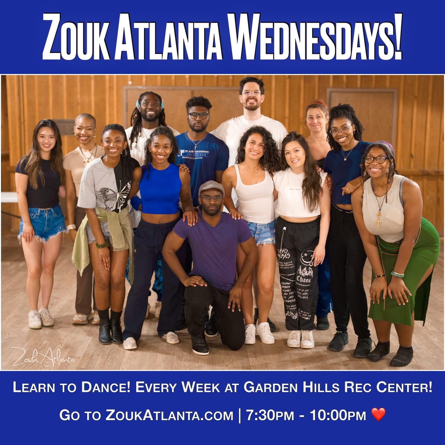 Wednesday Zouk social at Garden Hills Rec Center — Atlanta