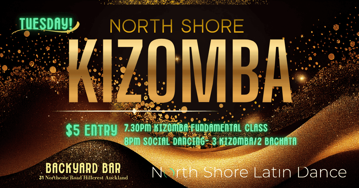 Tuesday Kizomba — North Shore Latin Dance at The Backyard Bar — Auckland