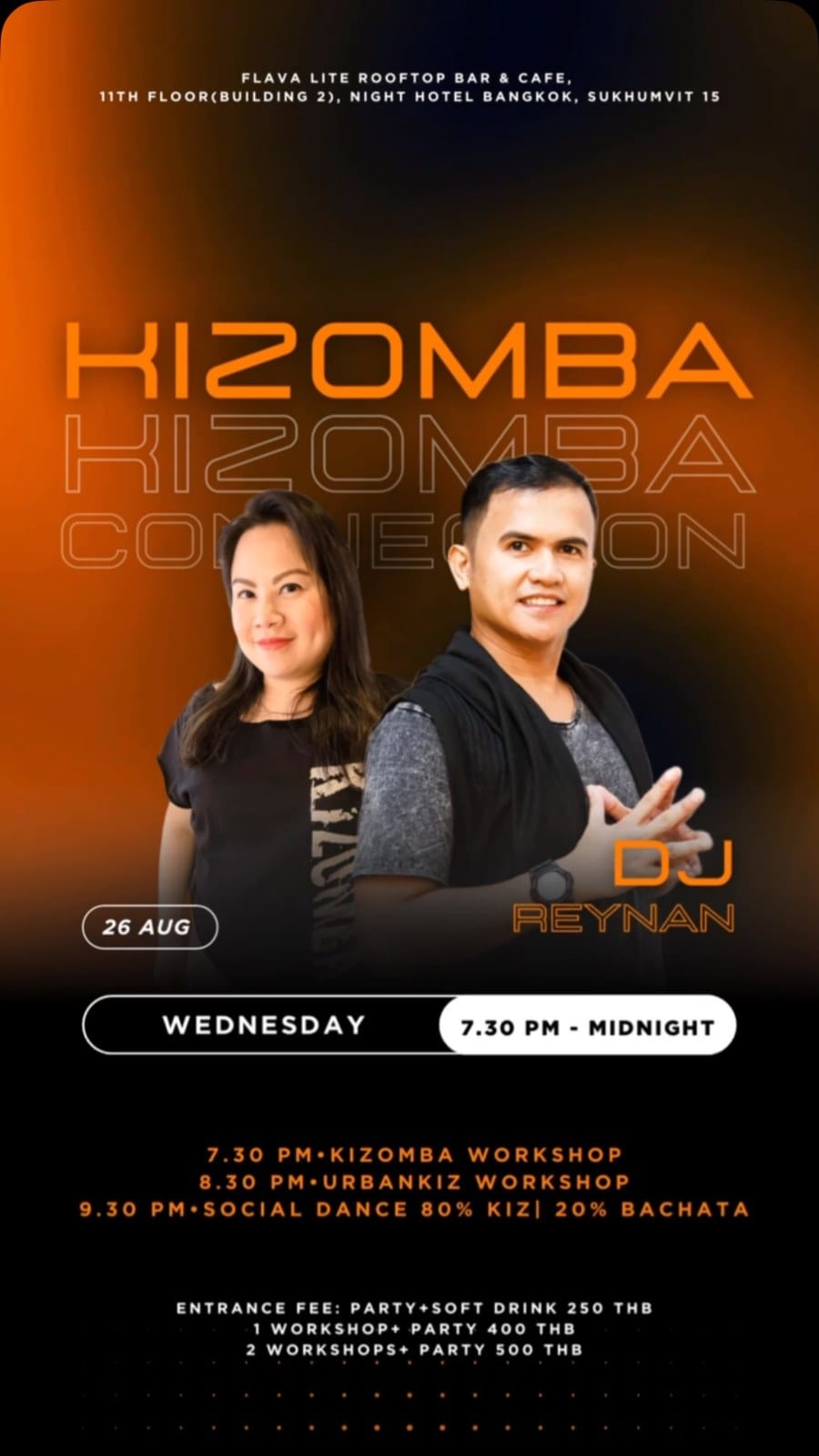 Kizomba Connection Wednesdays — Bangkok