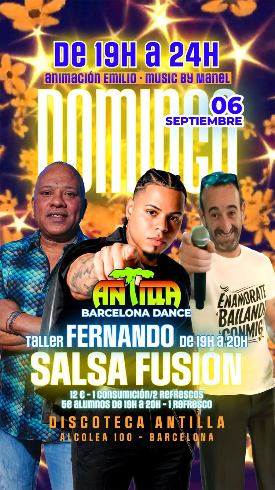 Antilla Salsa — Friday night & Sunday tardeo — Barcelona