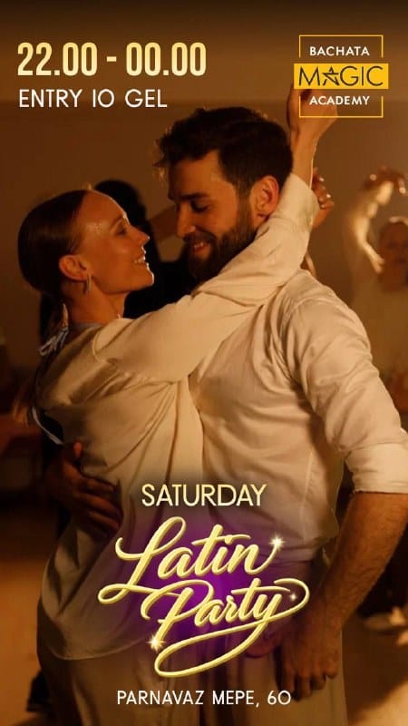 Saturday Latin Party — Bachata Magic Academy @ Batumi Dance Center — Batumi