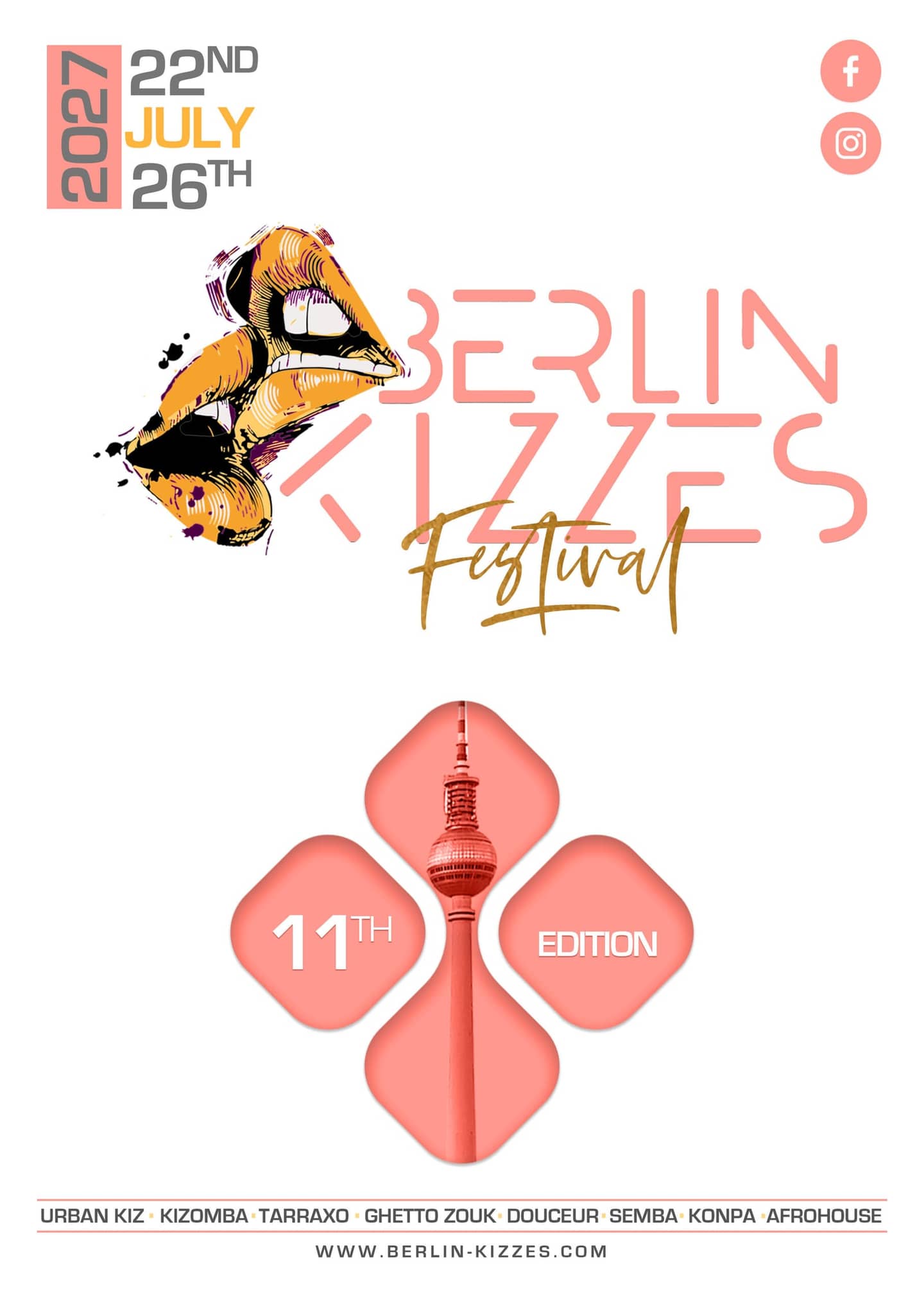Berlin Kizzes Festival 2027 — Berlin