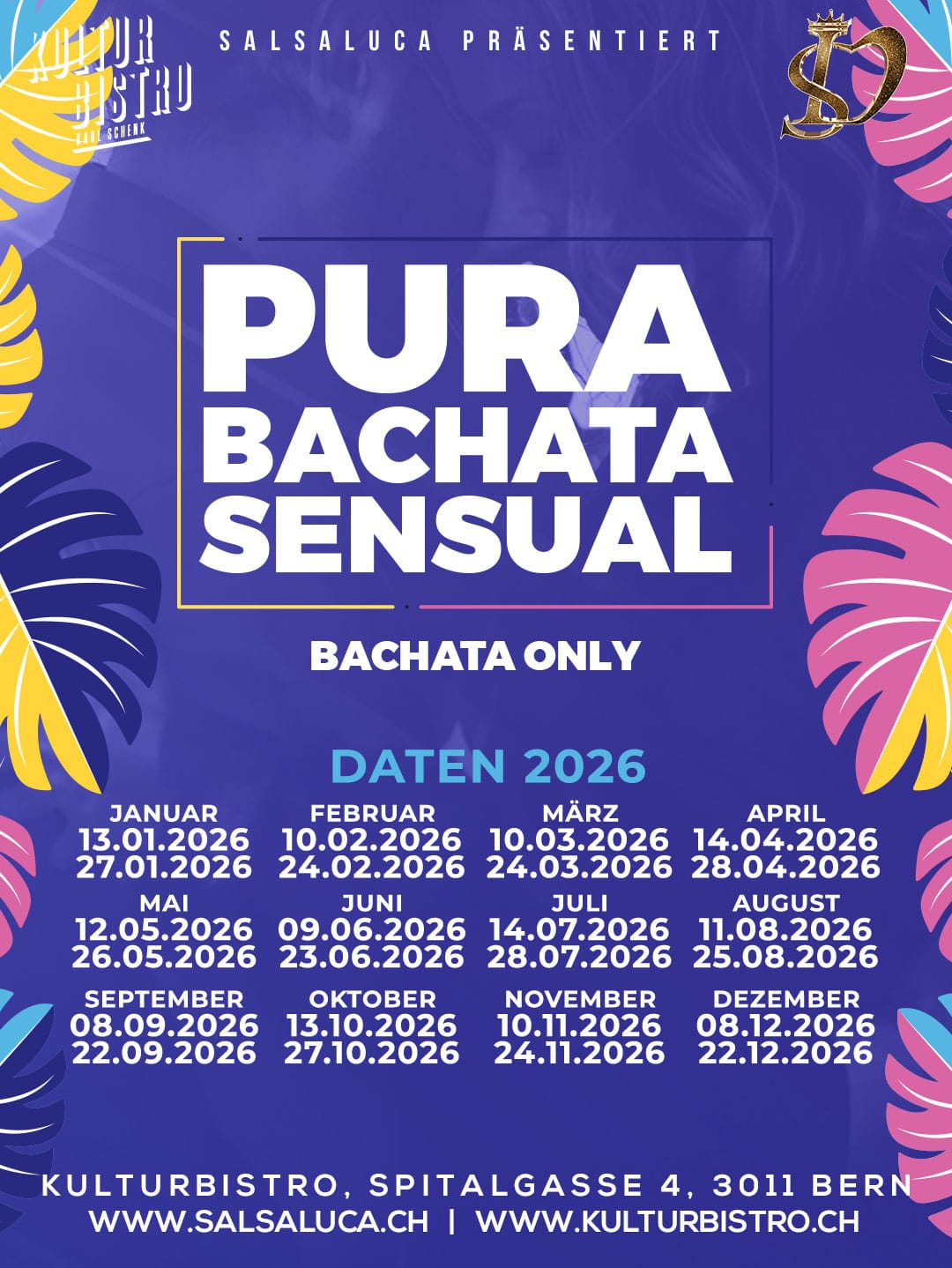 Pura Bachata Sensual — KulturBistro — Bern