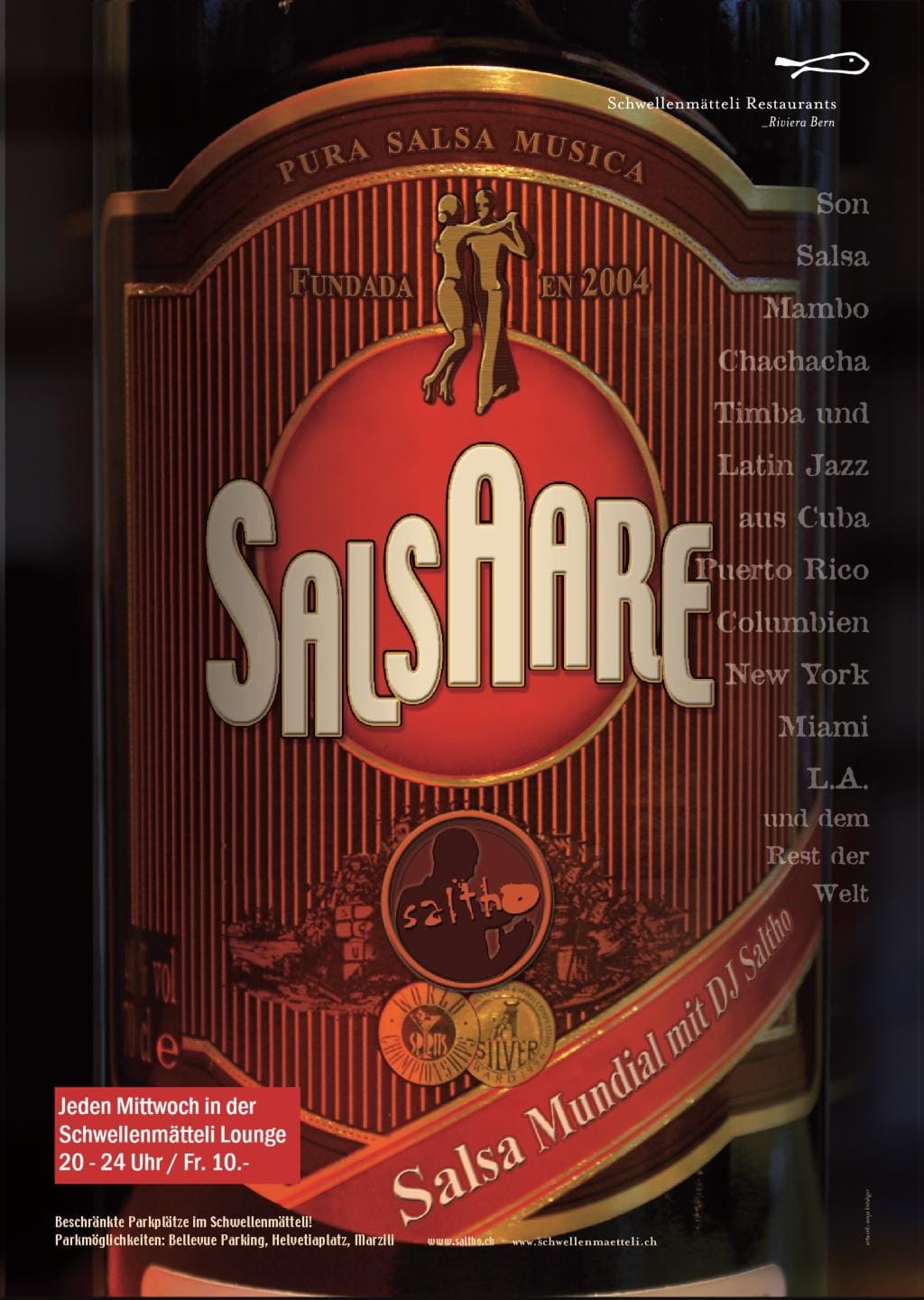 Salsaare — Wednesdays with DJ Saltho — Bern