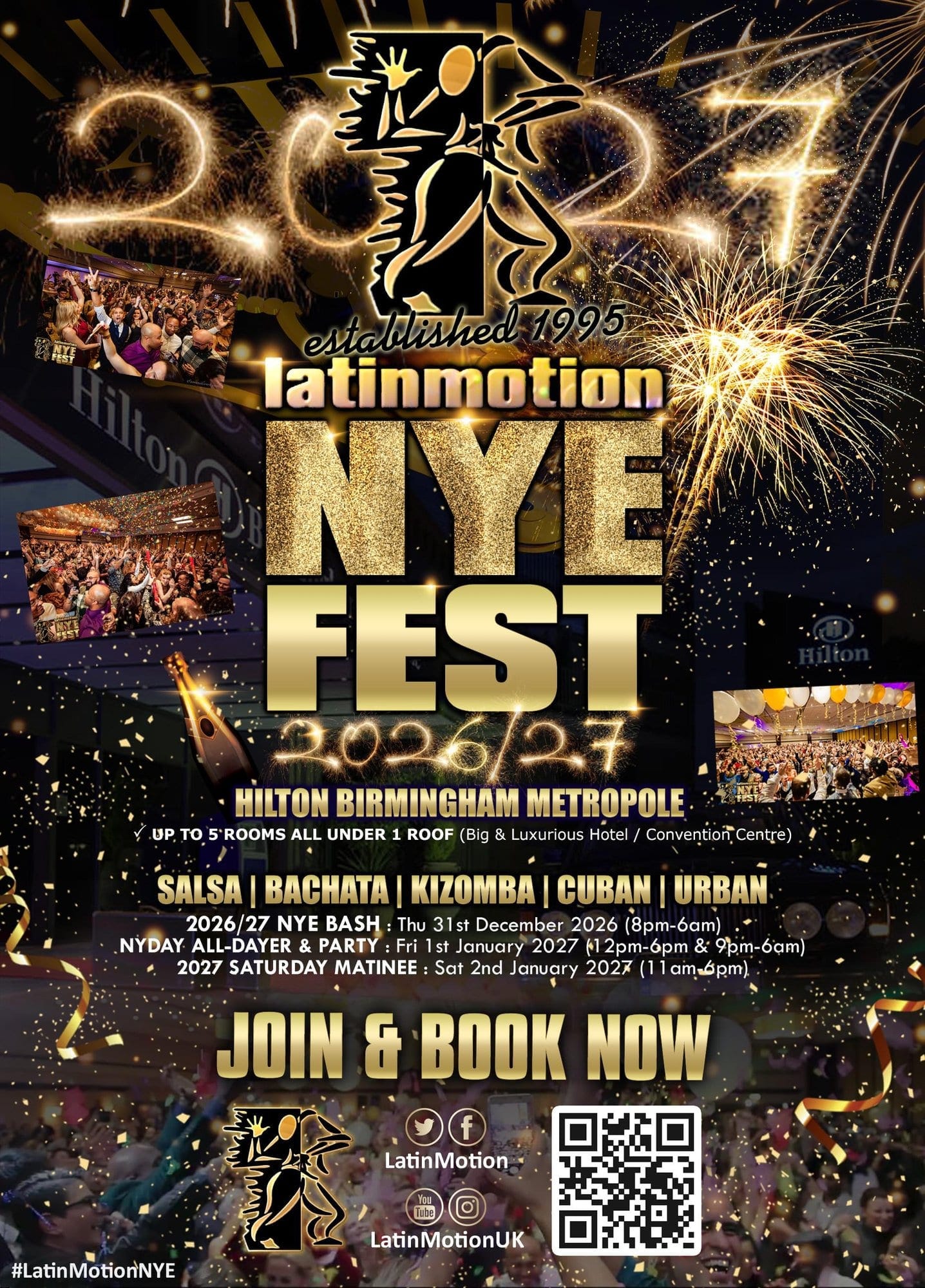 LatinMotion NYE FEST 2026/27 — Birmingham