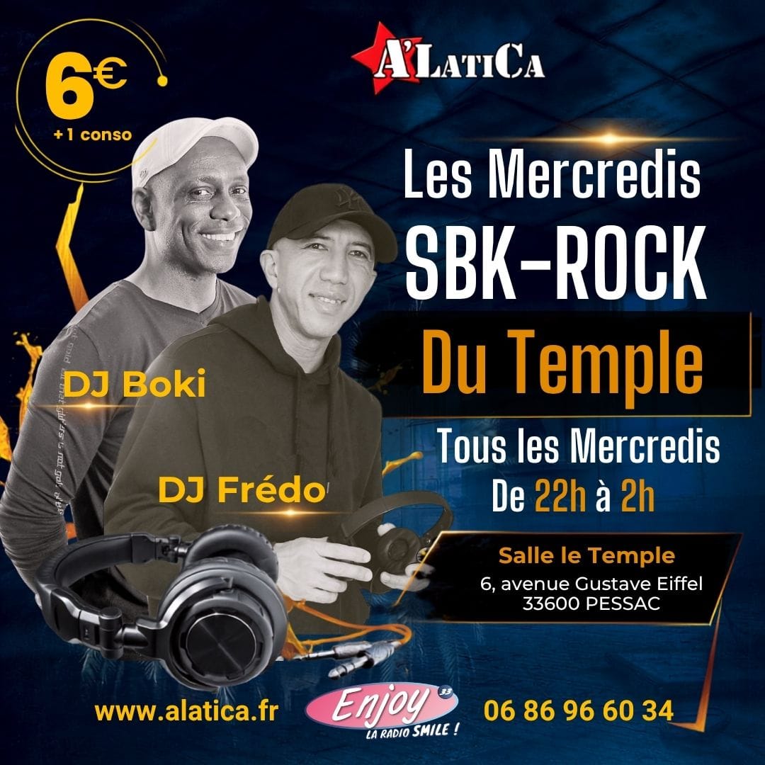 A'LatiCa — Les Mercredis SBK-Rock du Temple — Bordeaux
