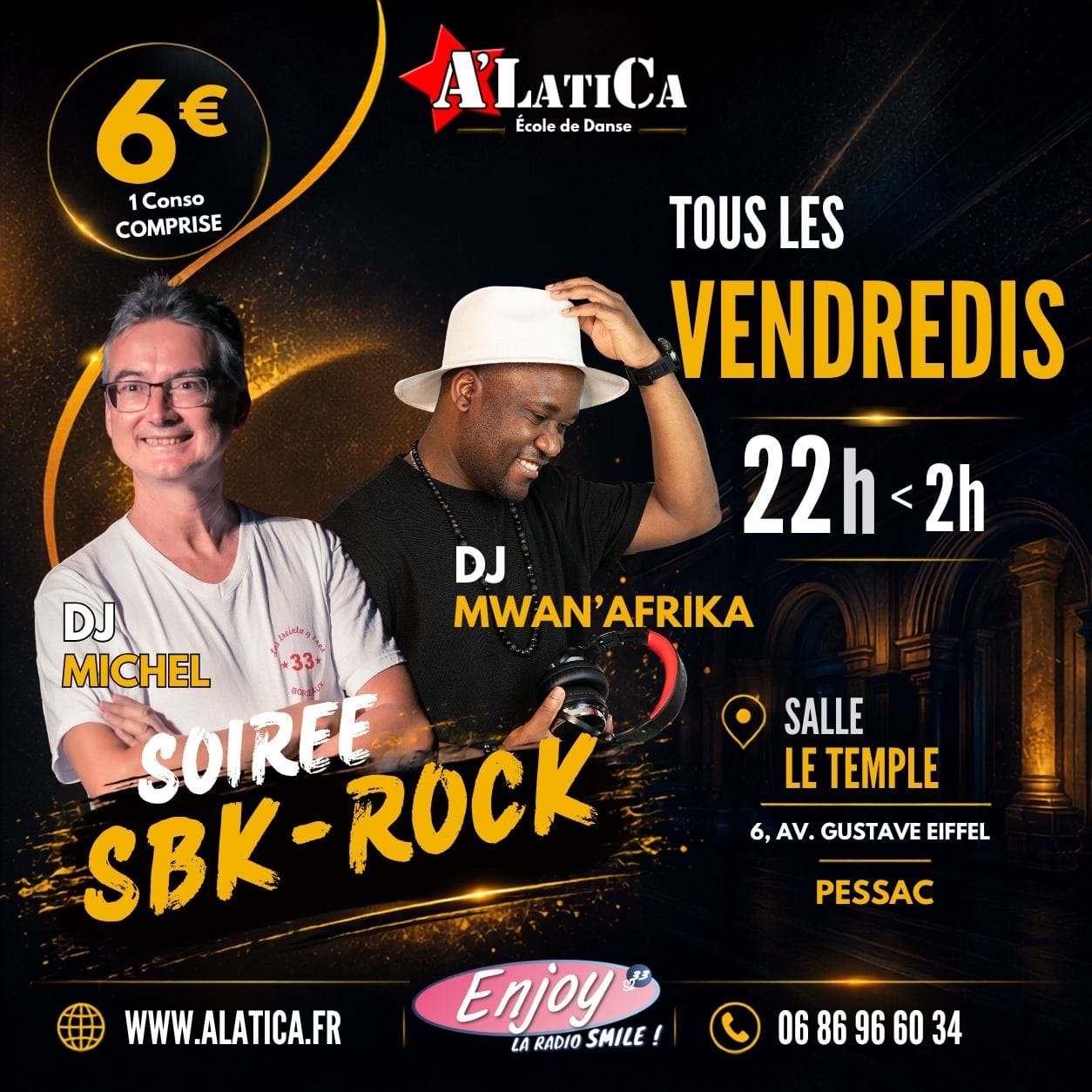 A'LatiCa — Les Vendredis SBK-Rock du Temple — Bordeaux