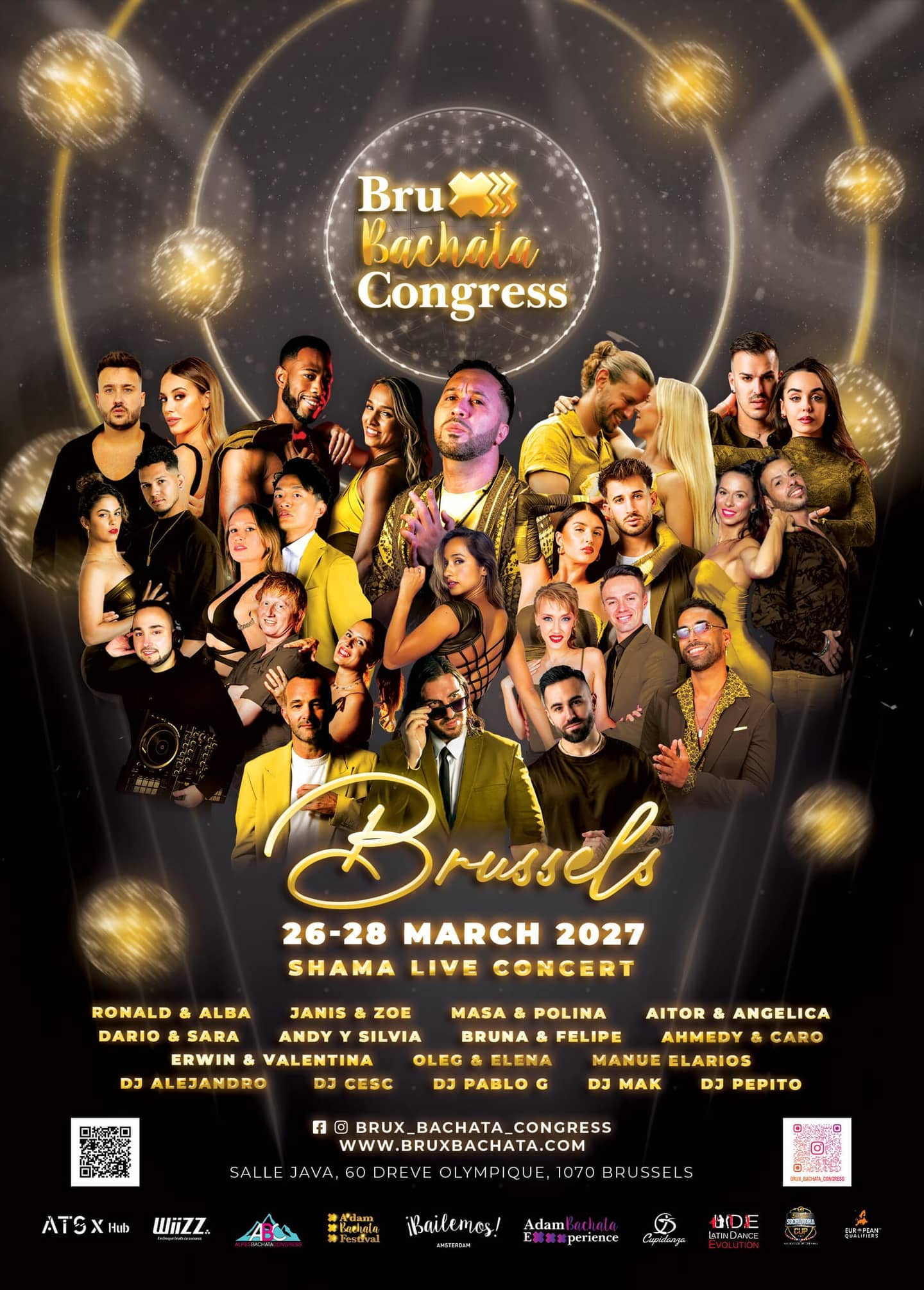 Brux Bachata Congress 2027 (3rd edition) — Brussels