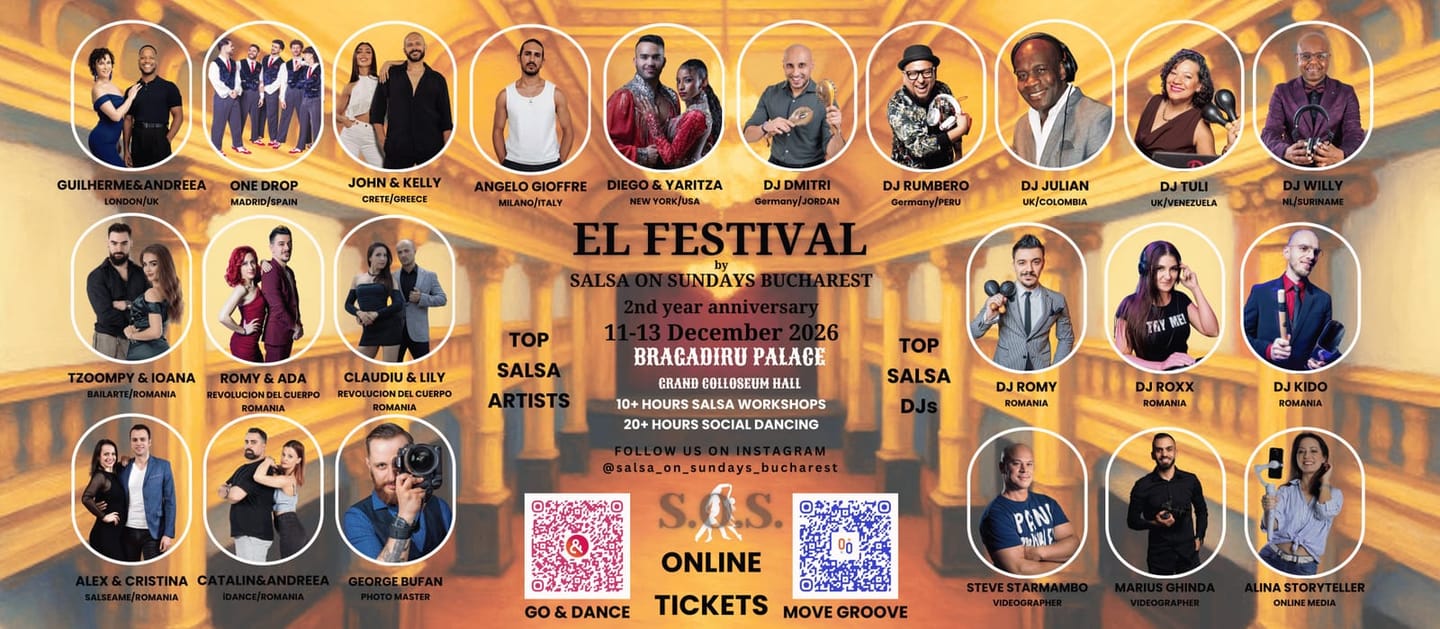 EL FESTIVAL by Salsa On Sundays Bucharest — 2nd Year Anniversary — Bucharest