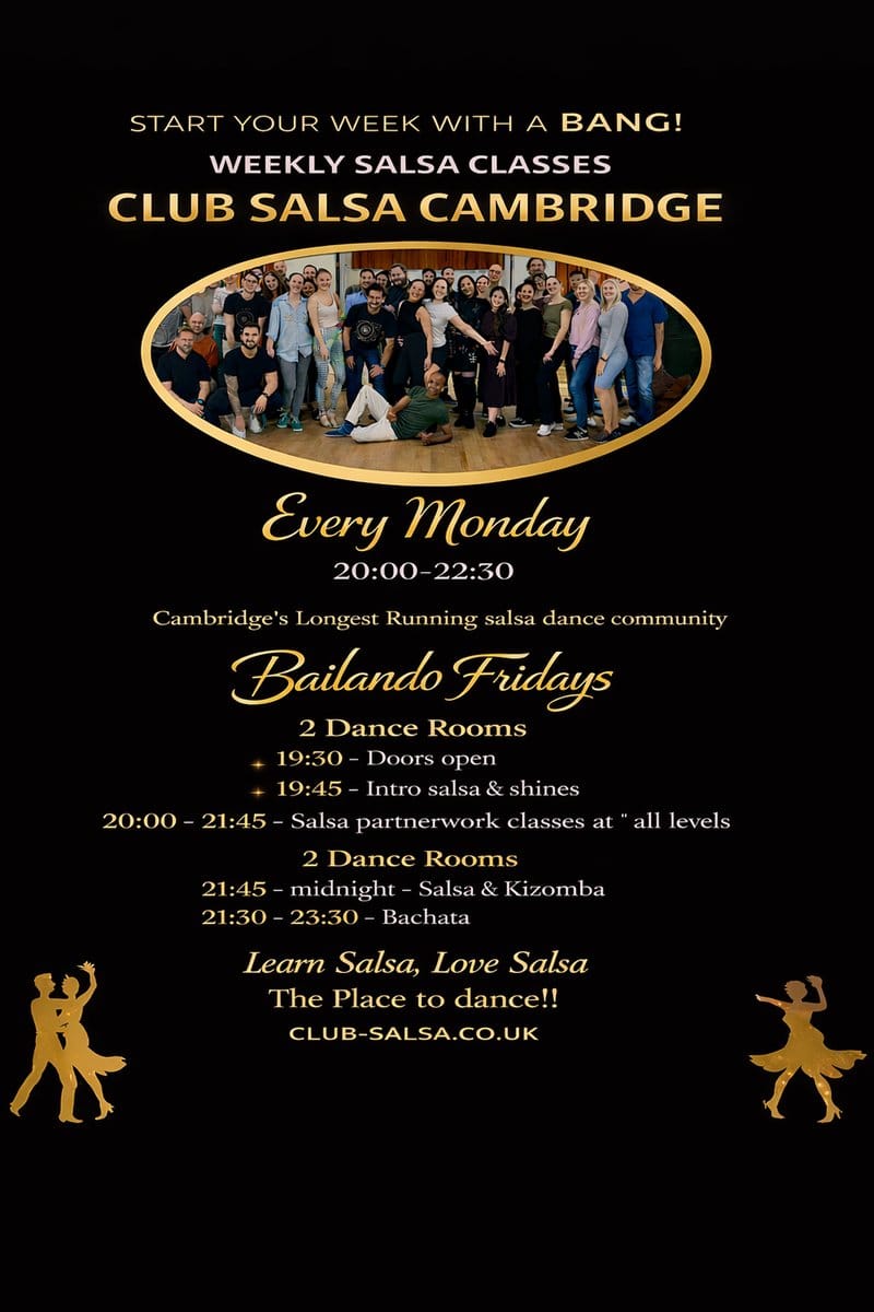 BAILANDO Fridays in Cambridge (Club Salsa / Latin Collective) — Cambridge