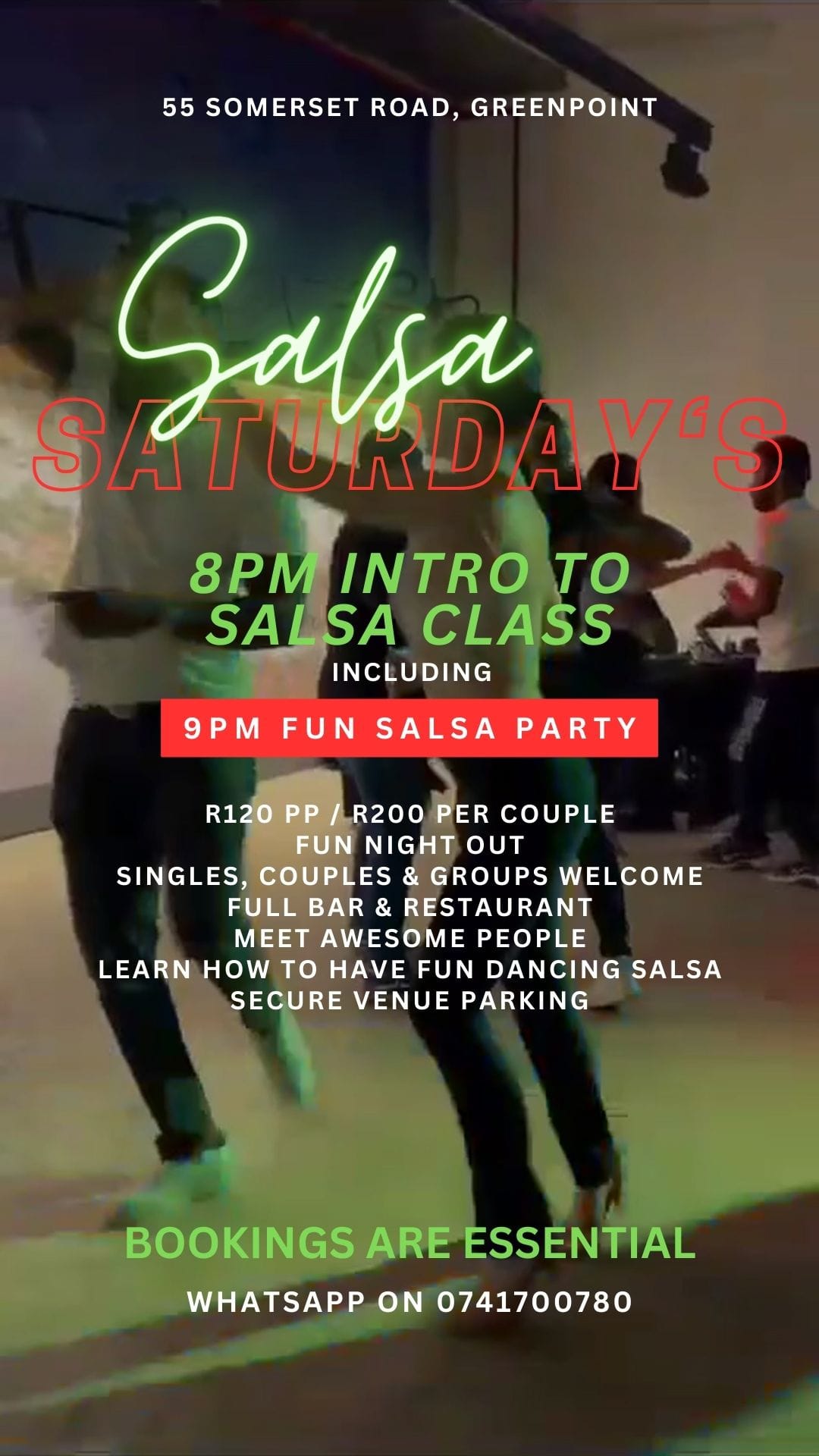 SACATO Saturday SBK party — Cape Town
