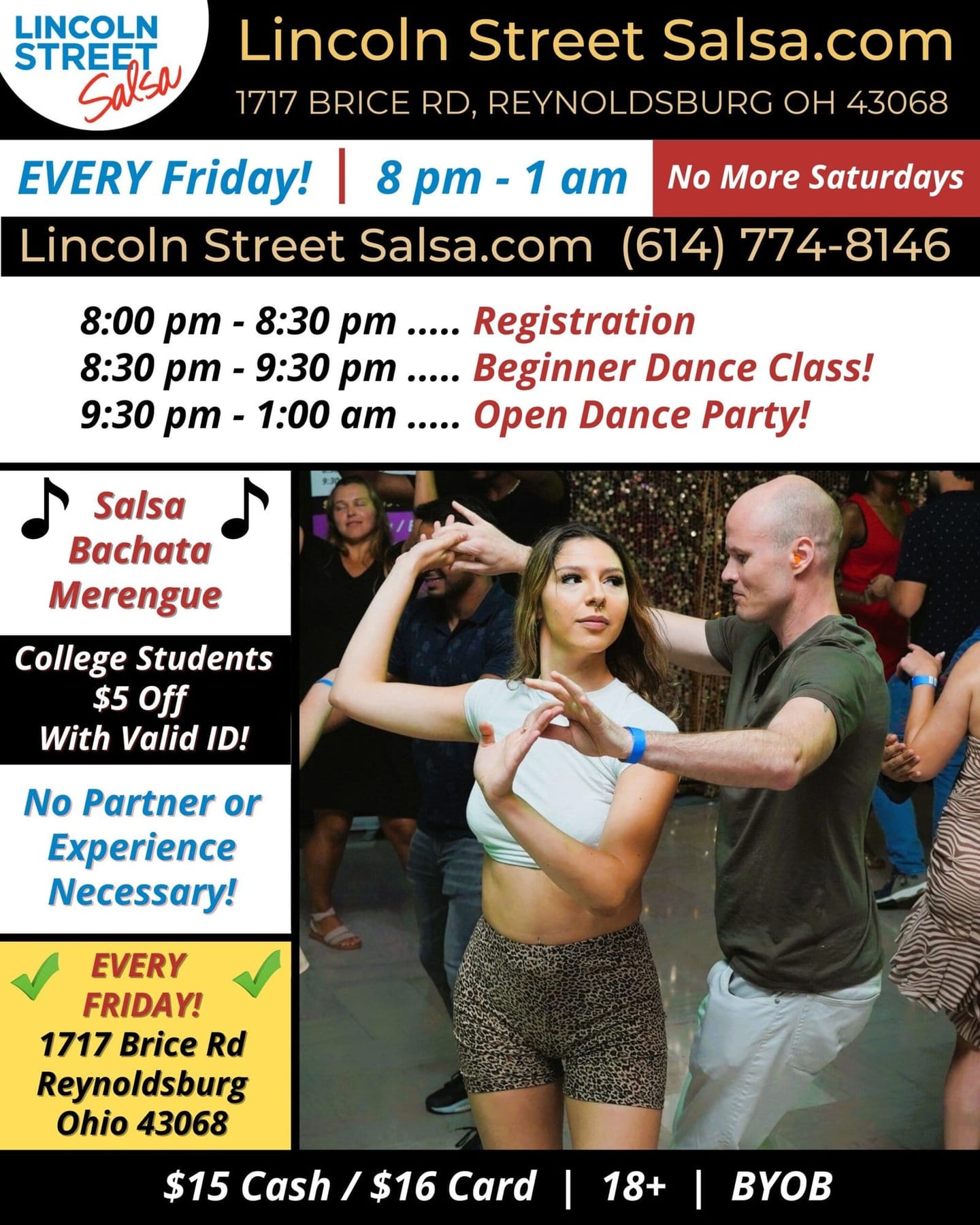 Lincoln Street Salsa Friday — Columbus