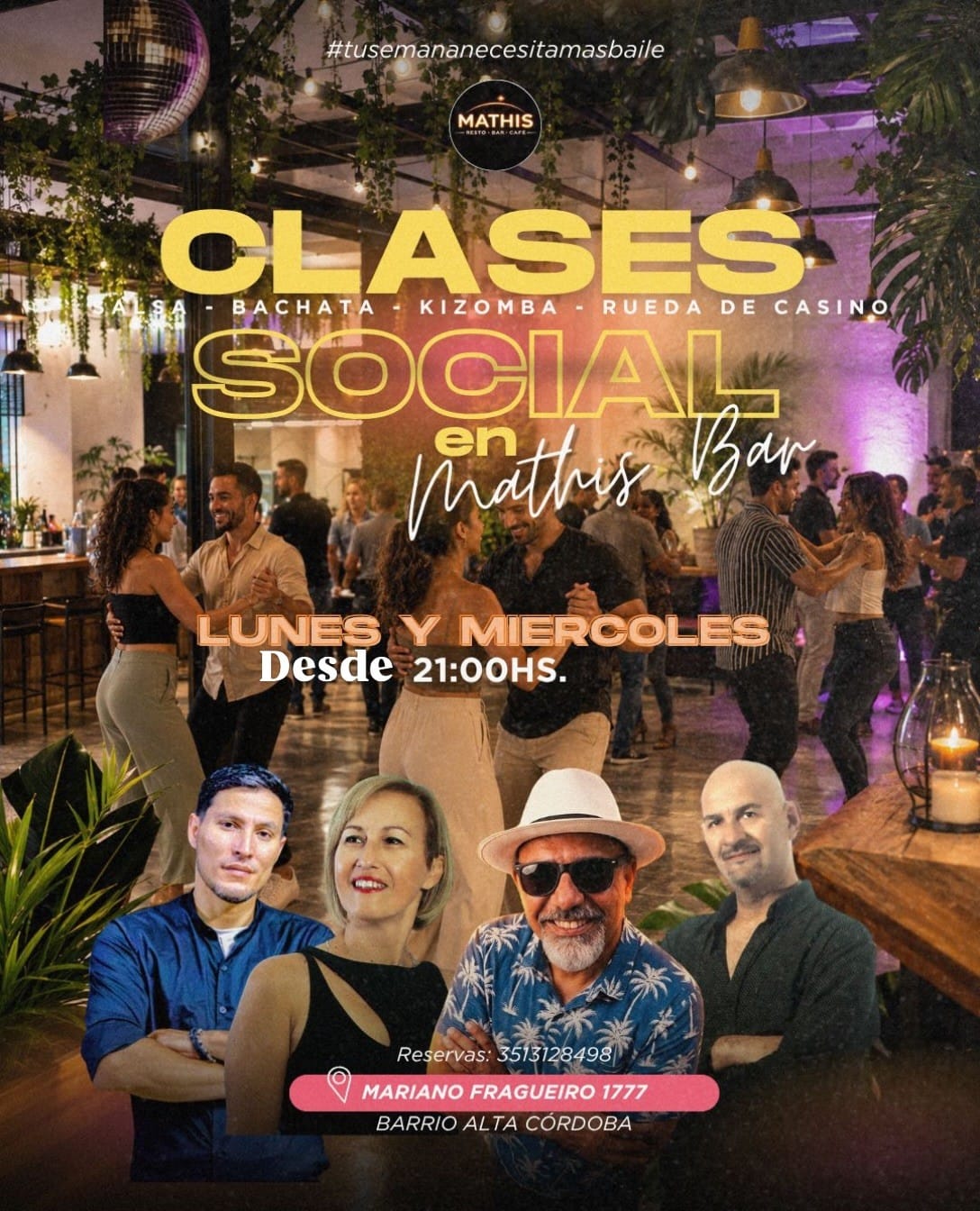 Miércoles rueda y práctica social at Salsa Mia — Córdoba