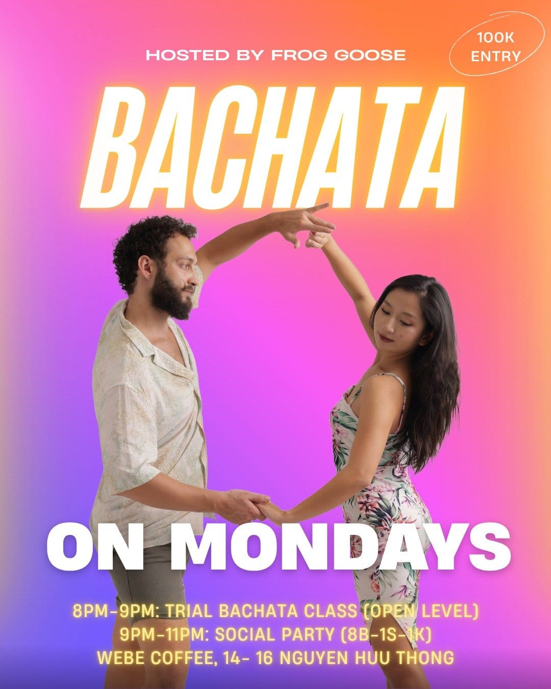Bachata on Mondays (BOM) at Webe Coffee — Da Nang