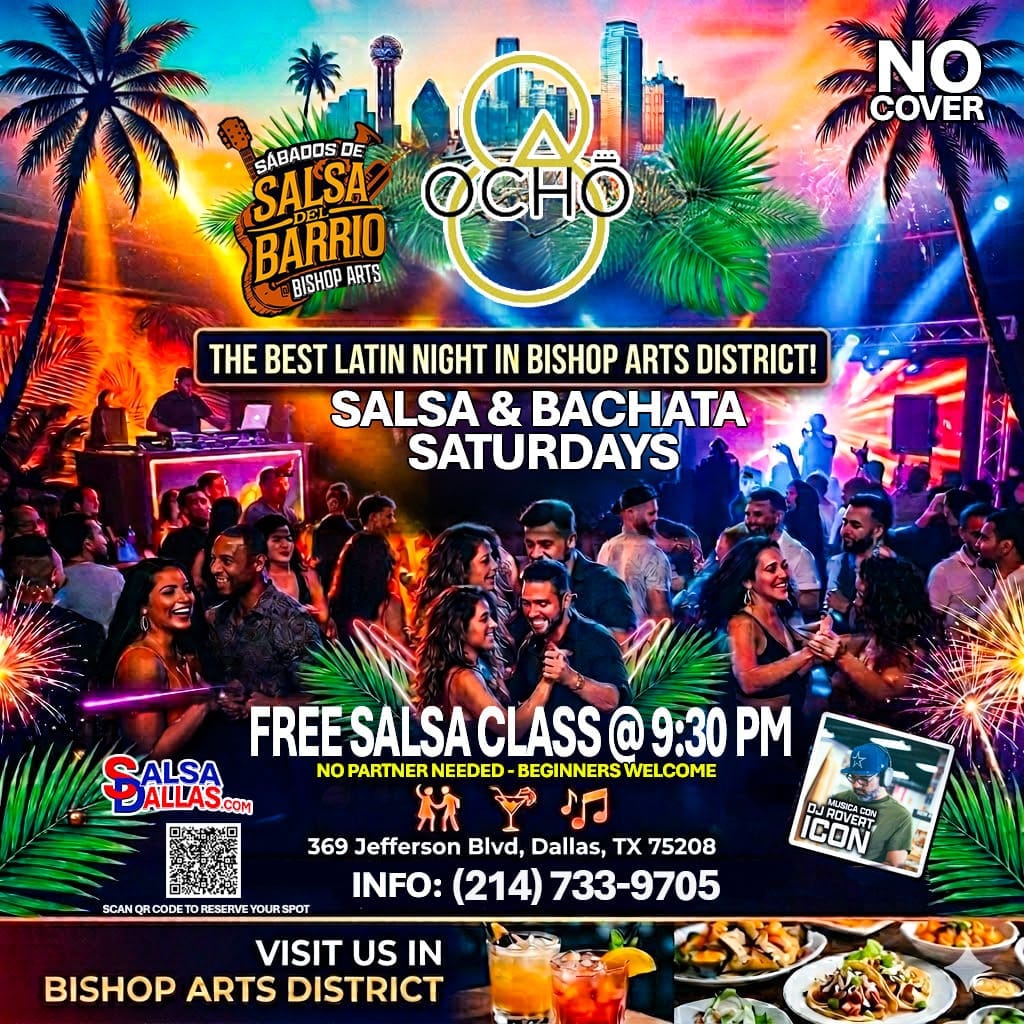 Salsa & Bachata Saturdays at Ocho Dallas — Dallas
