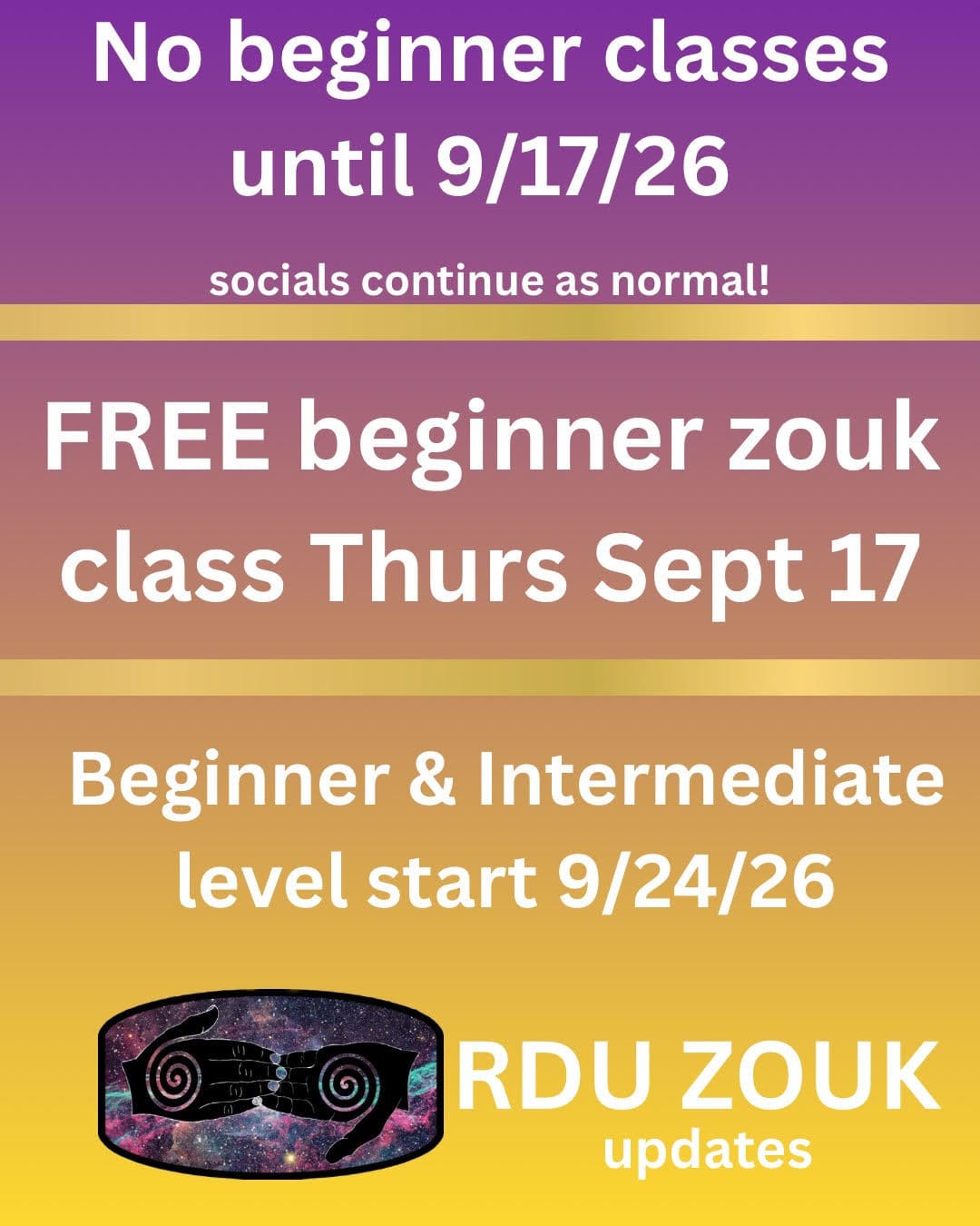 RDU Zouk Thursday Social at Durham Friends Meeting — Durham