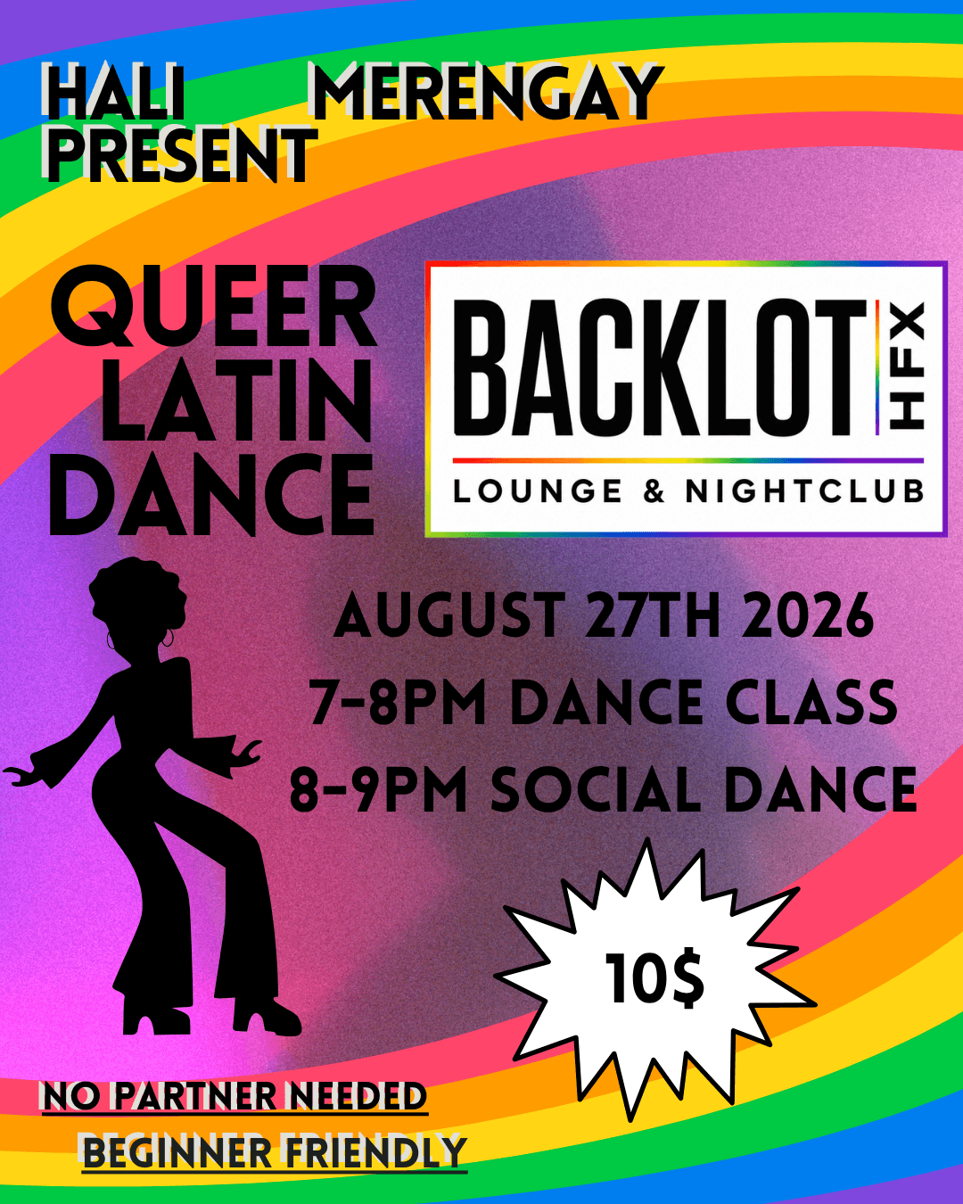 Hali Merengay Queer Latin Dance — Aug 27 leftover — Halifax