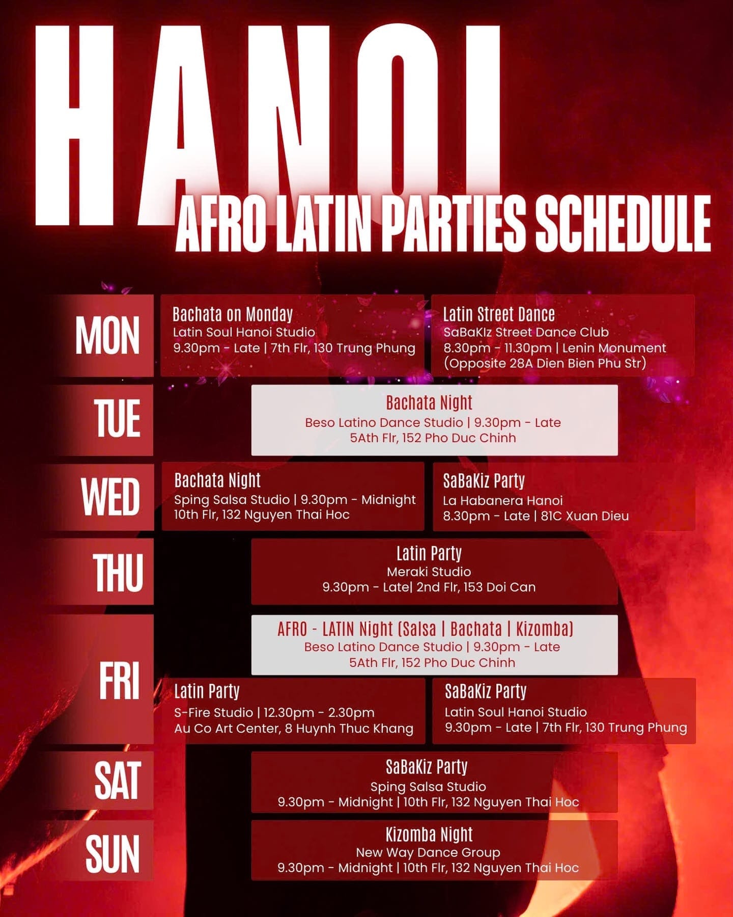 Bachata Night at Beso Latino — Hanoi