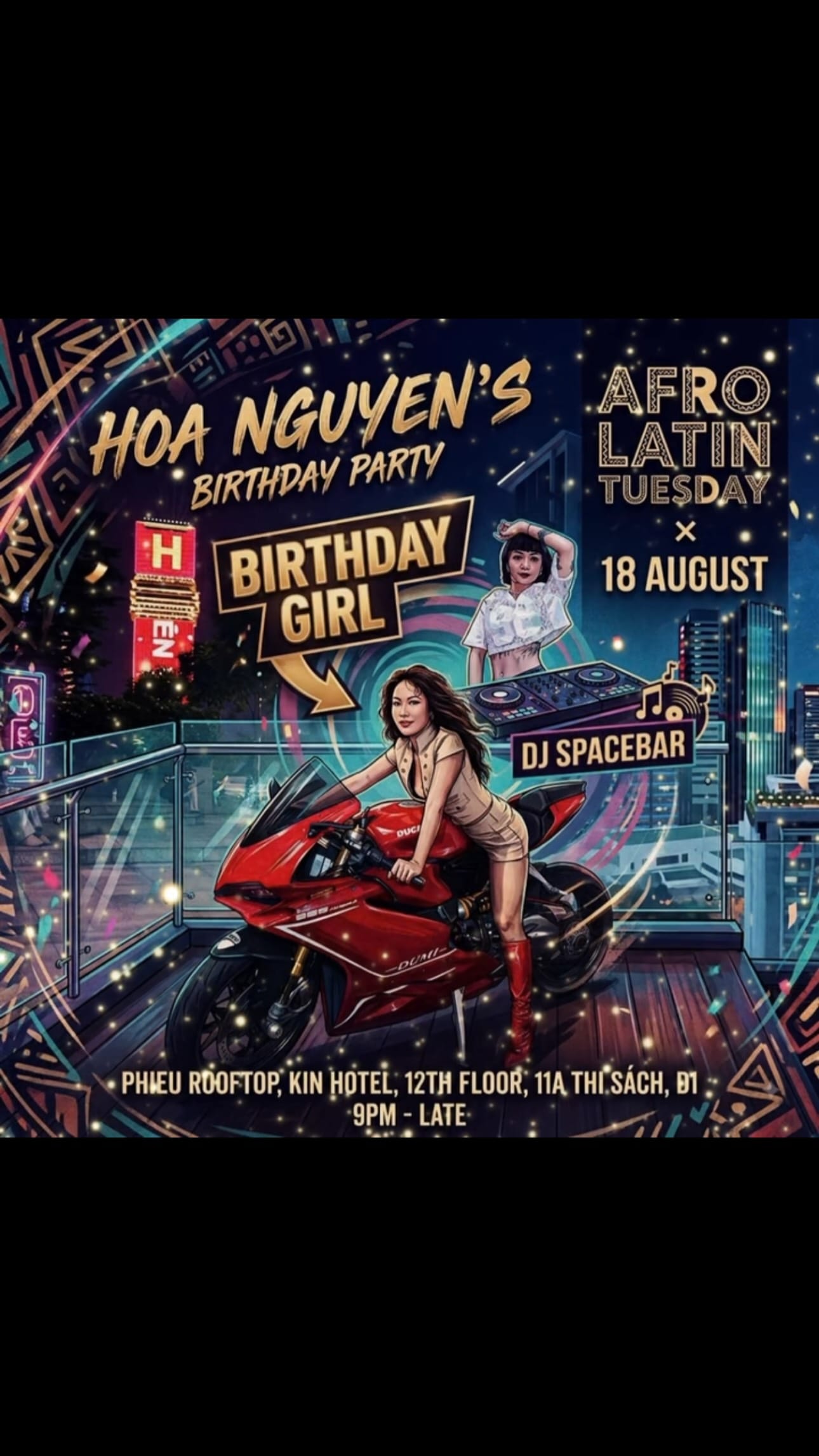 Afro Latin Tuesday at Phieu Rooftop — Ho Chi Minh City
