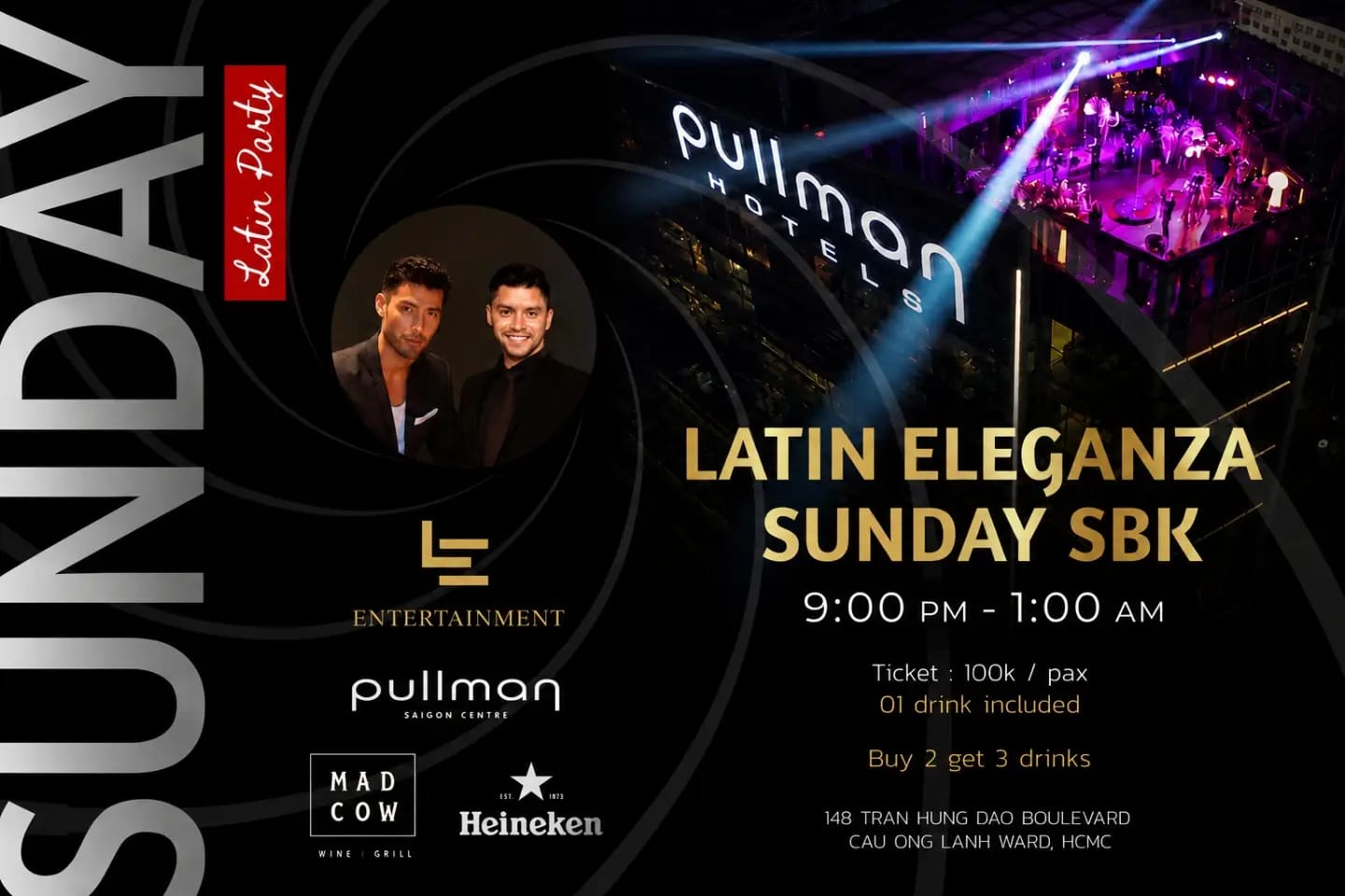 Latin Eleganza SBK Sunday at Pullman Saigon Centre — Ho Chi Minh City
