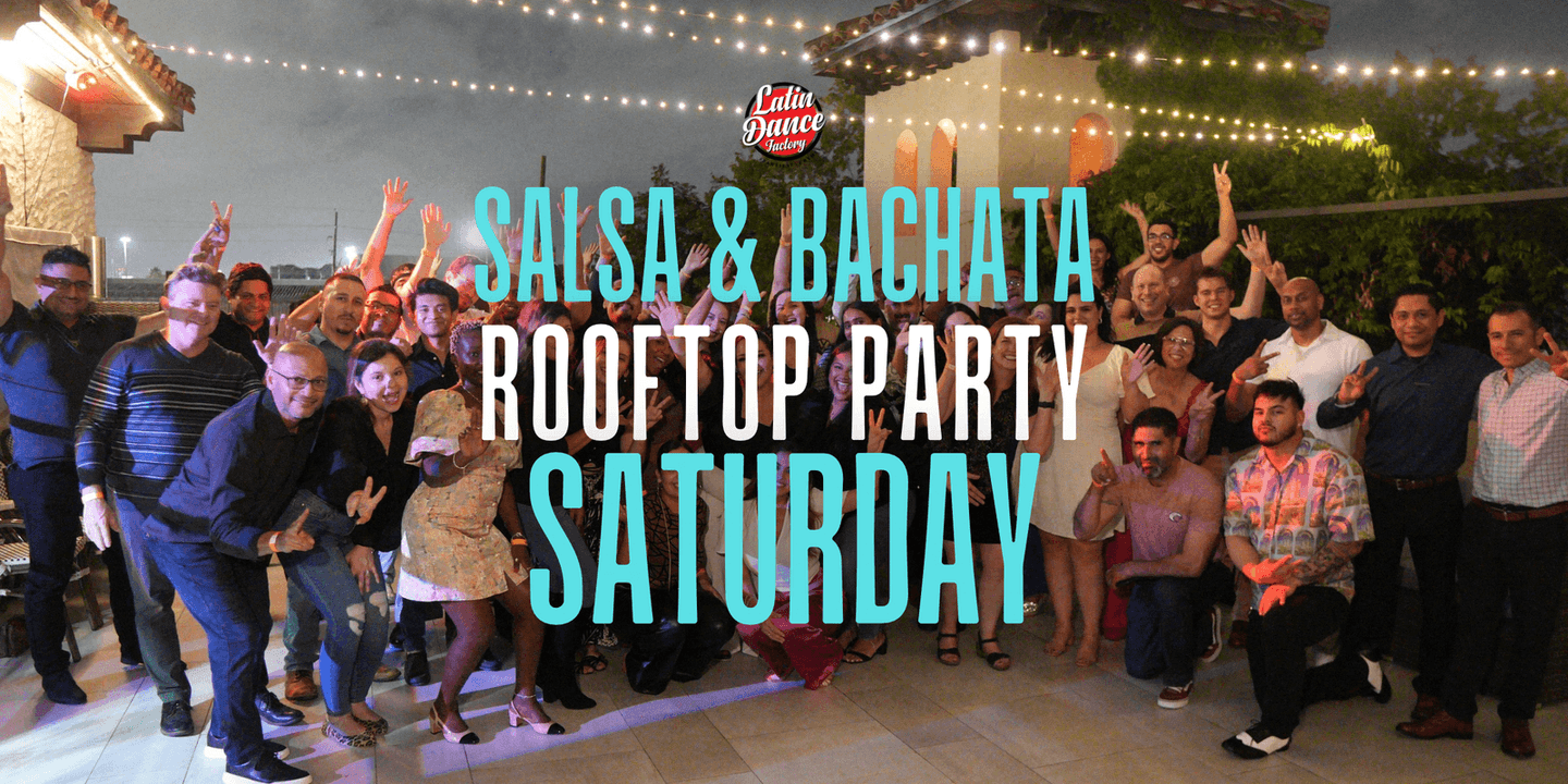 Saturday salsa rooftop at Ivy Bar and Bistro — Houston