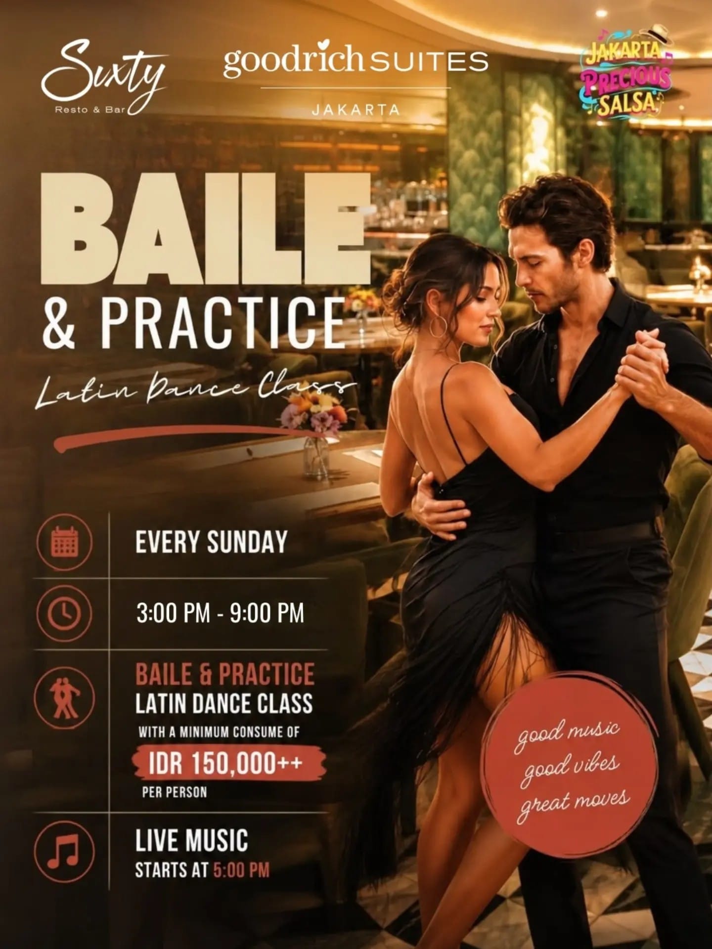 Sunday Salsa at Goodrich Suites — Jakarta