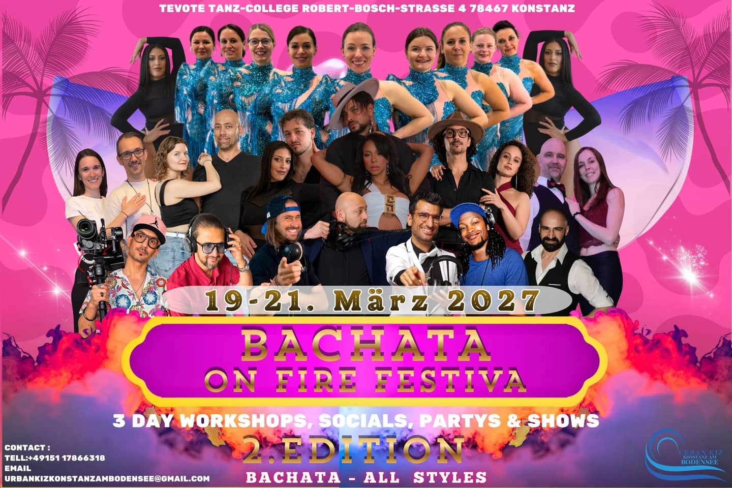 Bachata on Fire Festival am Bodensee 2027 (2nd Edition) — Konstanz