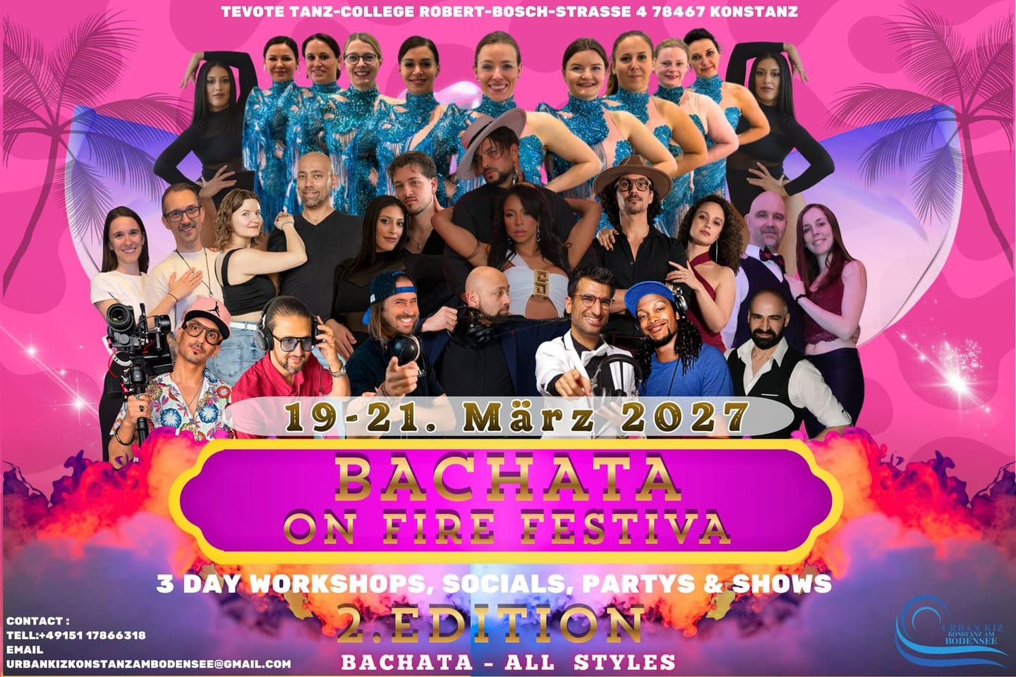 Bachata on Fire Festival am Bodensee 2027 (2nd Edition) — Konstanz
