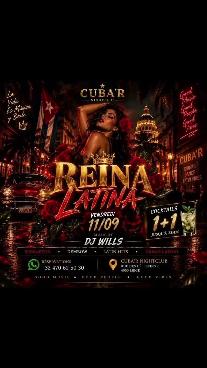 Les Jeudis au Cubar — Salsa Bachata Kizomba — Liège