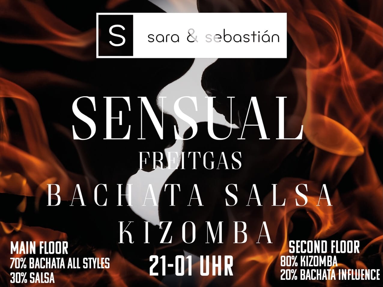 BIG Sensual Freitag — Bachata, Salsa & Kizomba (2 Floors) — Linz