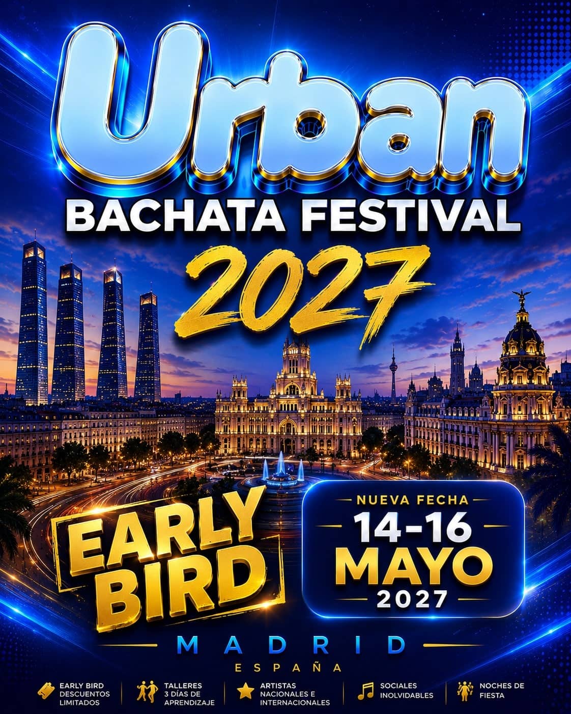 Urban Bachata Festival 2027 (4th Edition) — Madrid
