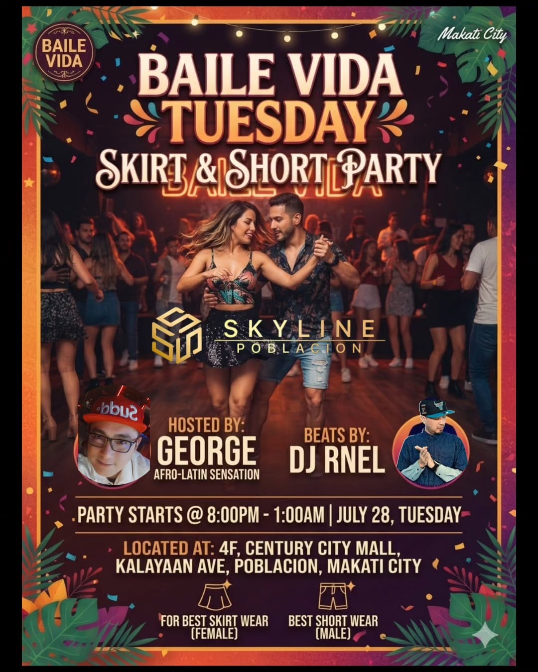 Baile Vida Tuesday at Skyline Poblacion — Manila