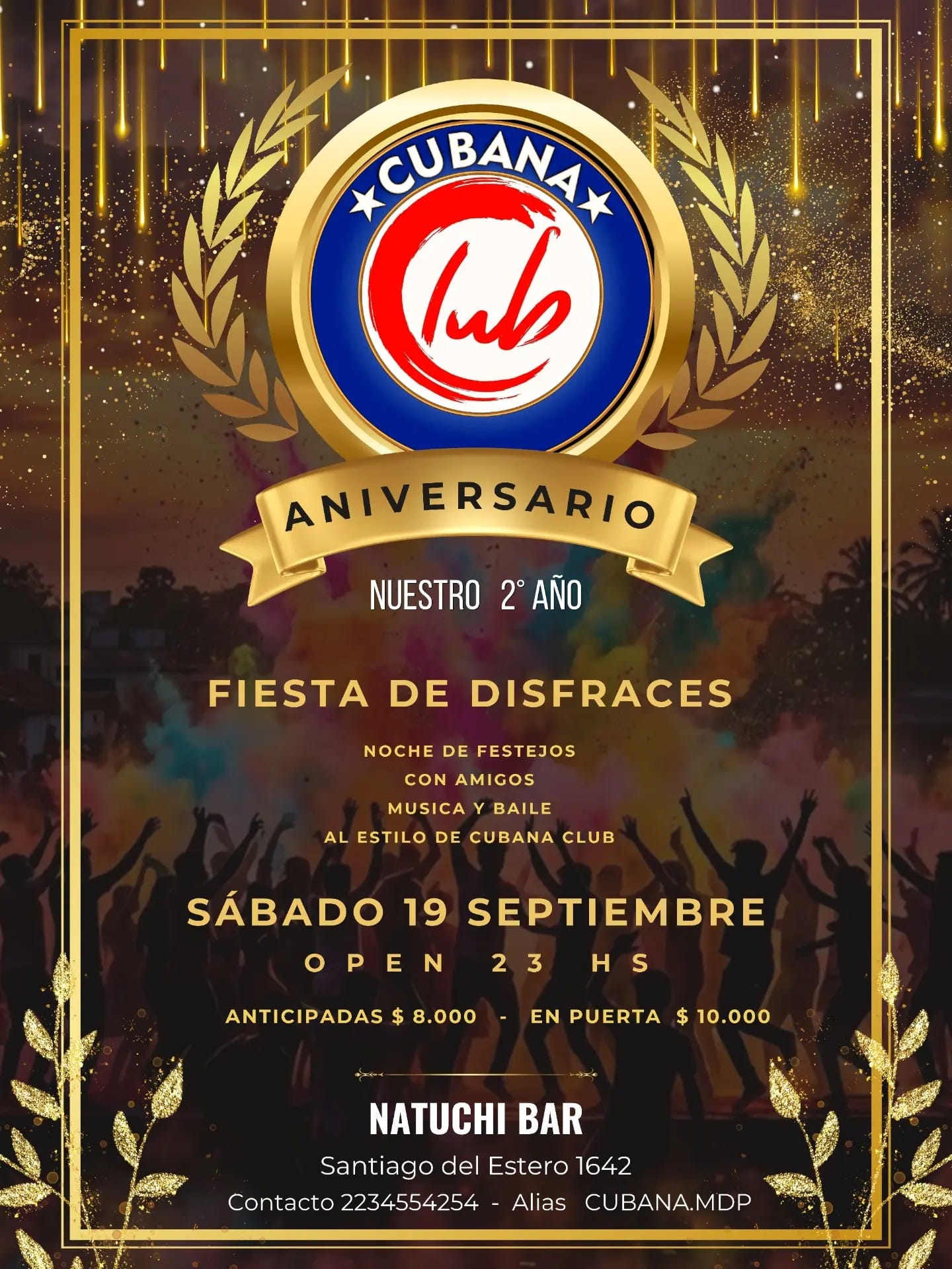 Martes clase de salsa y práctica/social at Cubana Club — Mar del Plata