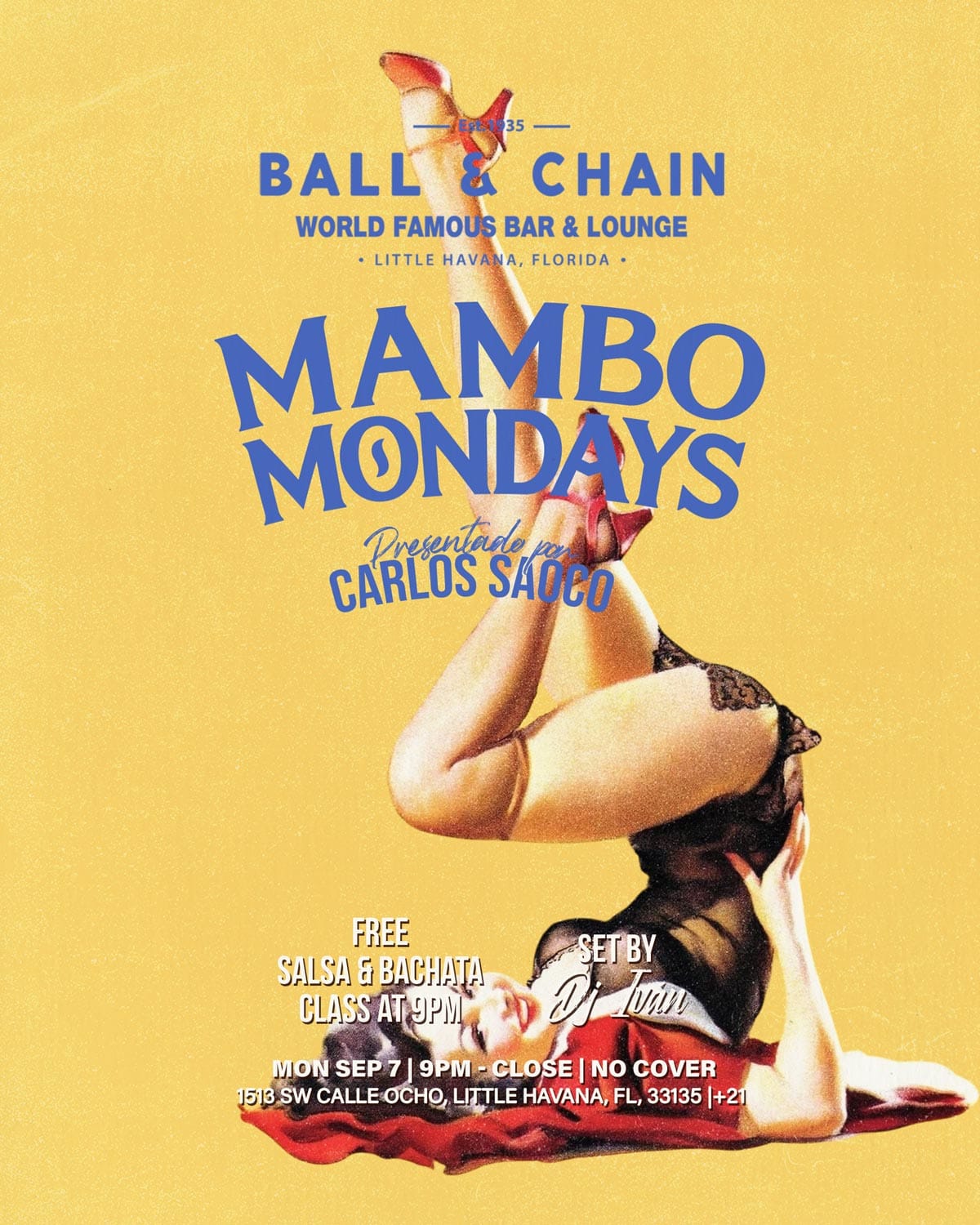 Mambo Mondays at Ball & Chain — Miami