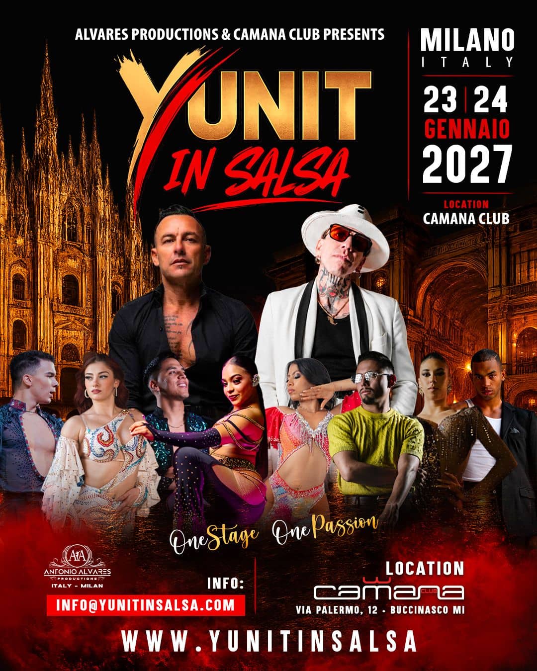 YUNIT IN SALSA 2027 — Milan