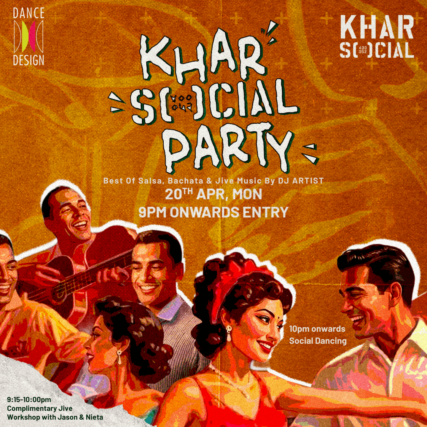 Khar Social Mondays (Dance Design India) — Mumbai