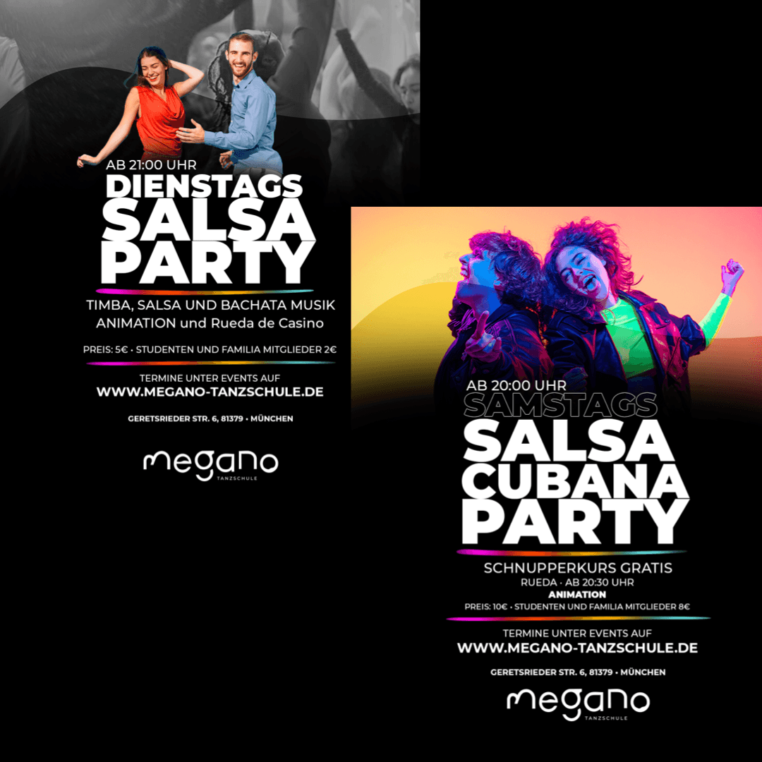 Salsa Cubana Party Saturday at Megano Tanzschule — Munich
