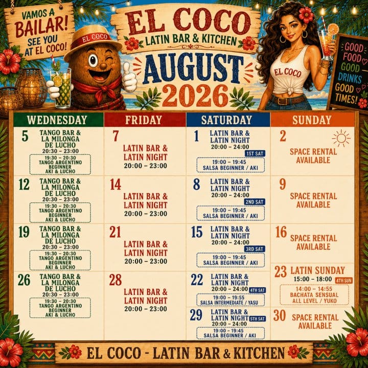 Friday Latin Night at El Coco — Nagoya