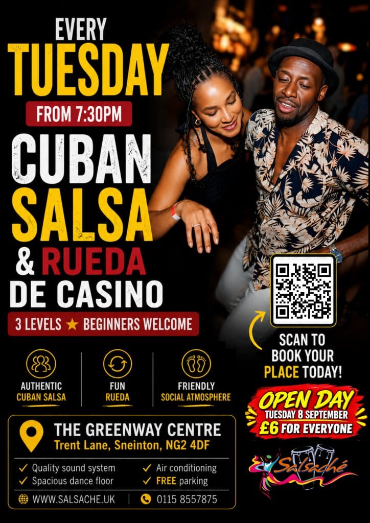 Salsaché Tuesday Cuban Salsa & Rueda Social at The Greenway Centre — Nottingham
