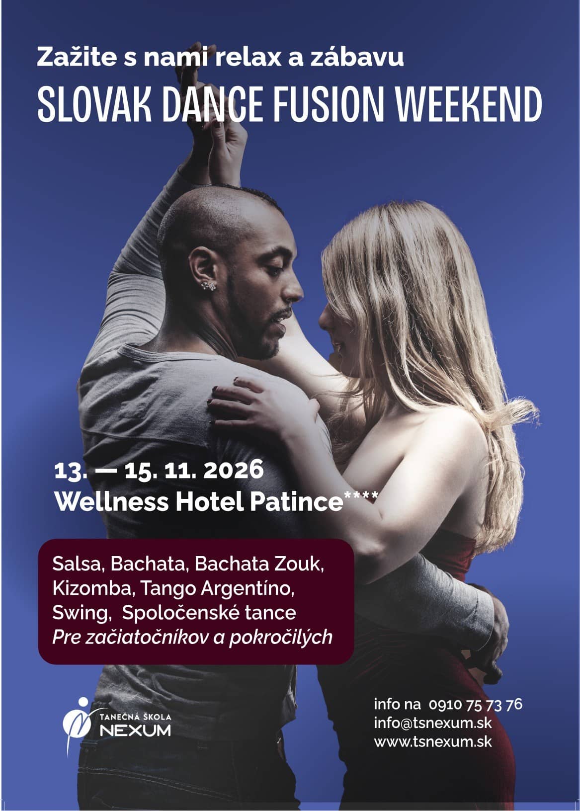 Slovak Dance Fusion Weekend 2026 — Patince