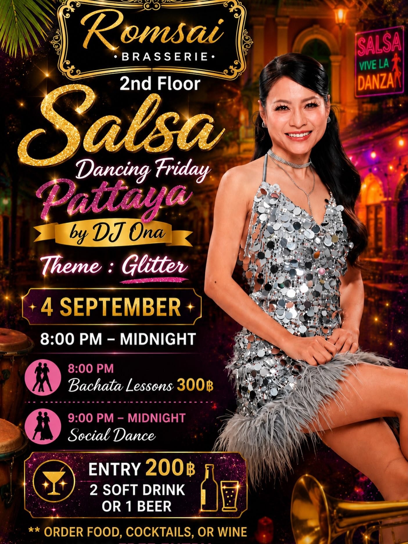 Latin Sunday at Moonwhale Royal Garden Plaza — Pattaya