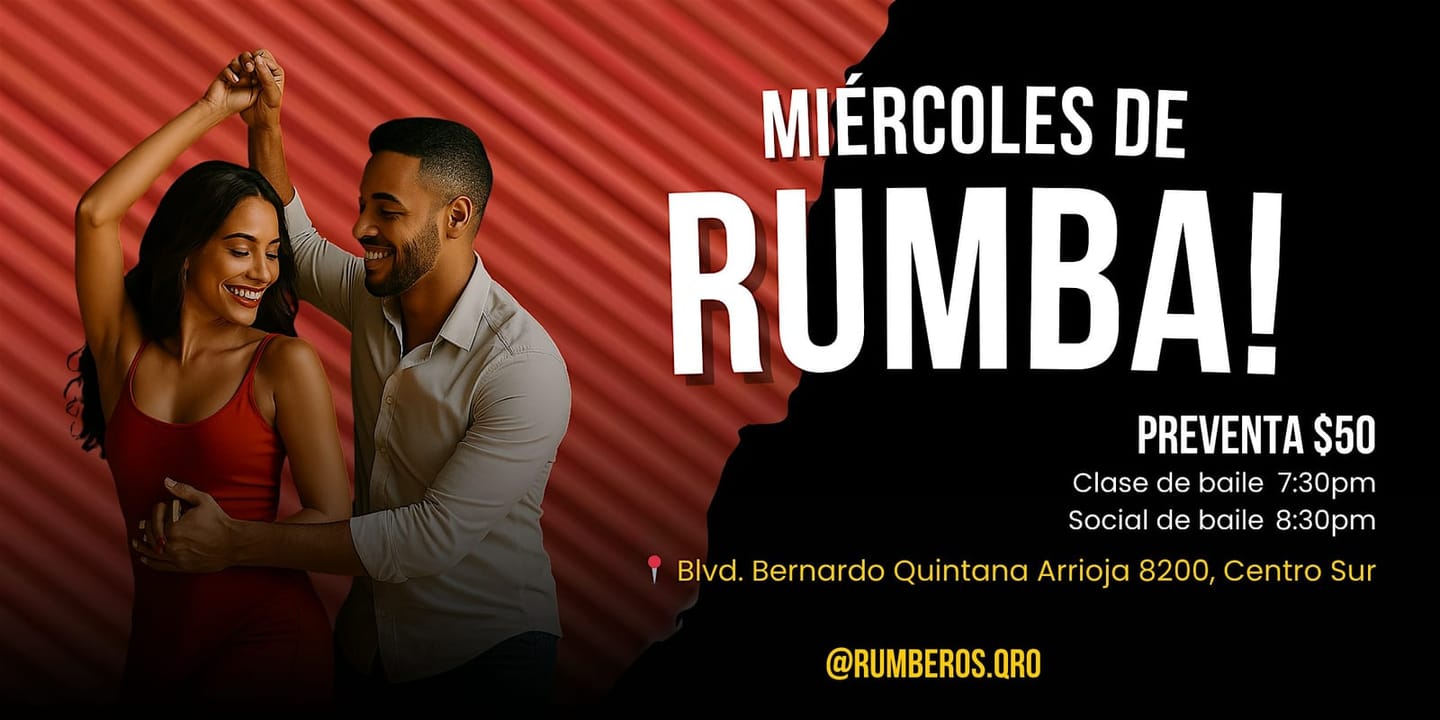 Miércoles de rumba — Rumberos Social — Querétaro