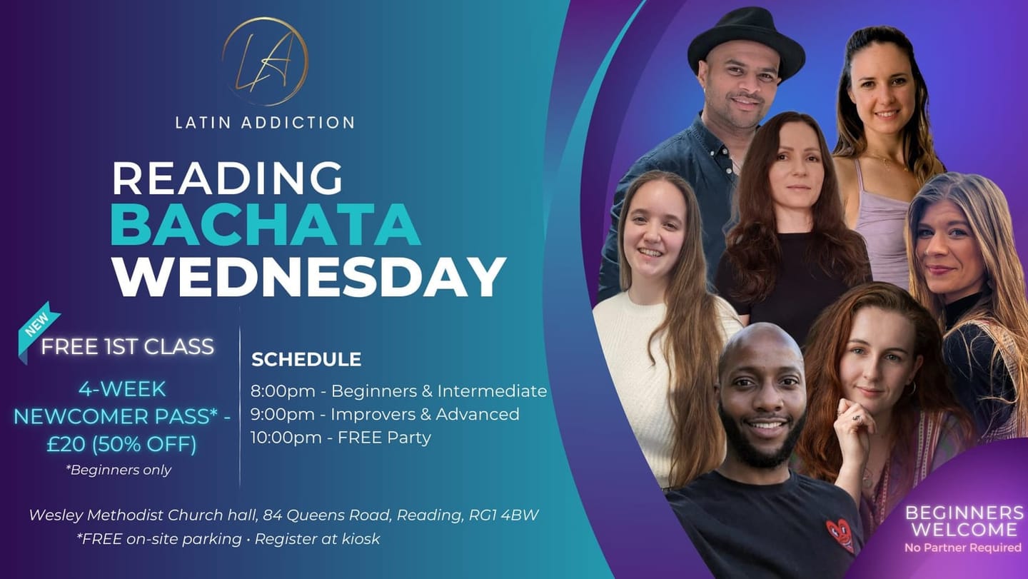 Reading Bachata Wednesdays at Wesley Methodist Church — Reading