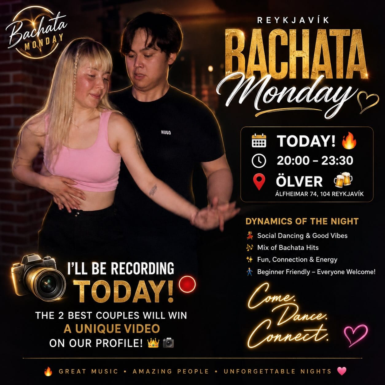 Bachata Mondays at Ölver — Reykjavík