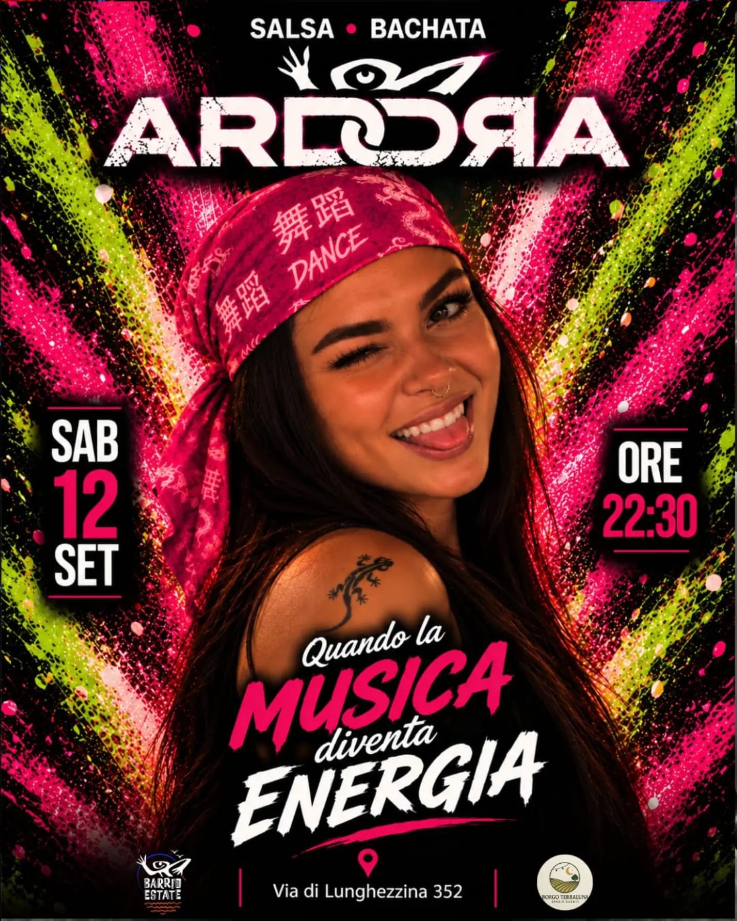 Ardora — Barrio Latino Estate Saturday (Borgo Terra Luna) — Rome