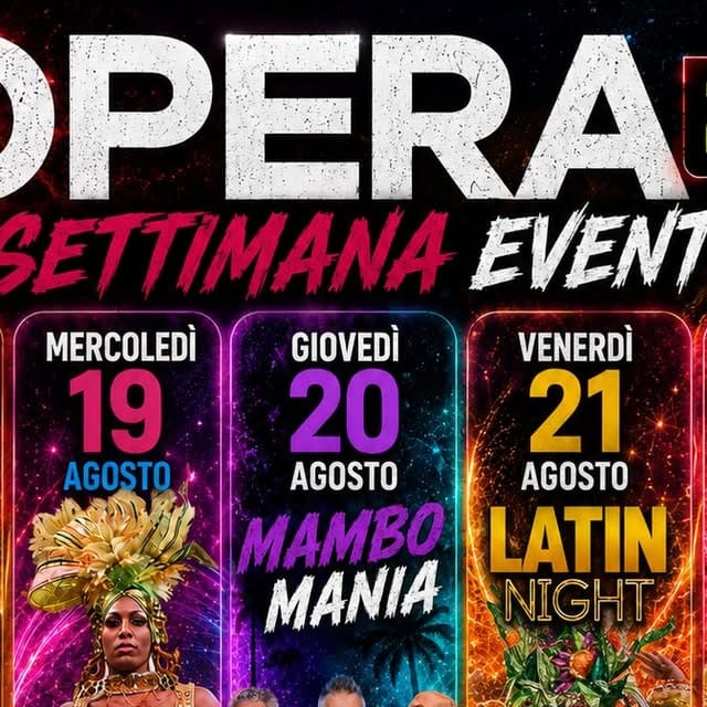 Caraibe Roma — Opera23 Latin Nights — Rome