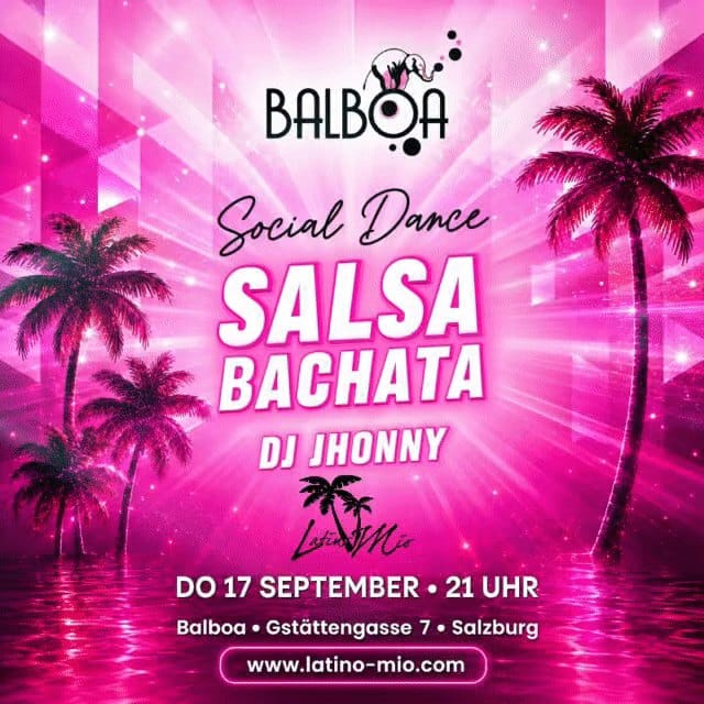 Social Dance Night — Club Balboa (Latino Mio) — Salzburg